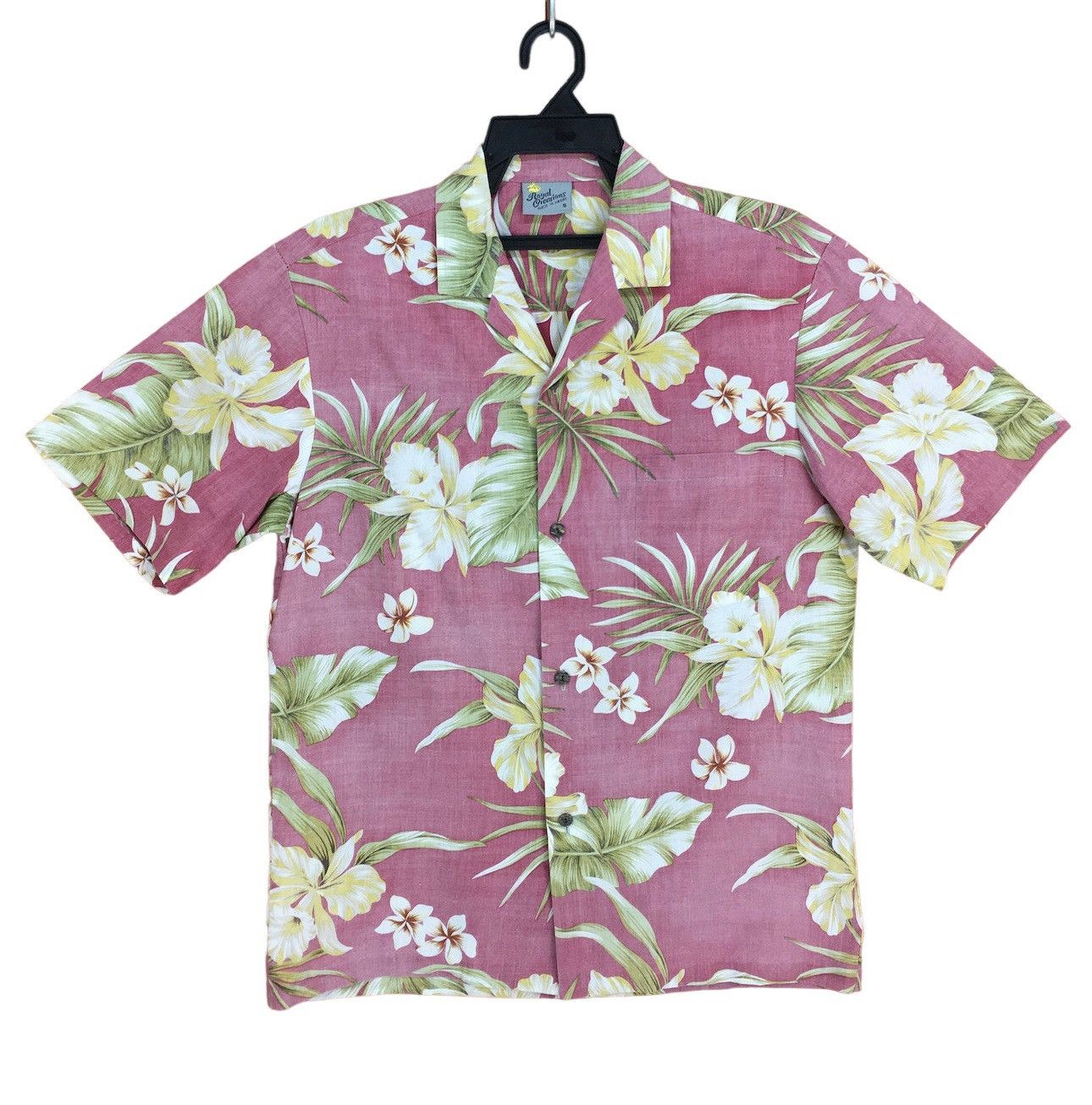 Vintage Vintage 80s ROYAL CREATIONS Floral Reverse Print Shirt Size US S / EU 44-46 / 1 - 1 Thumbnail