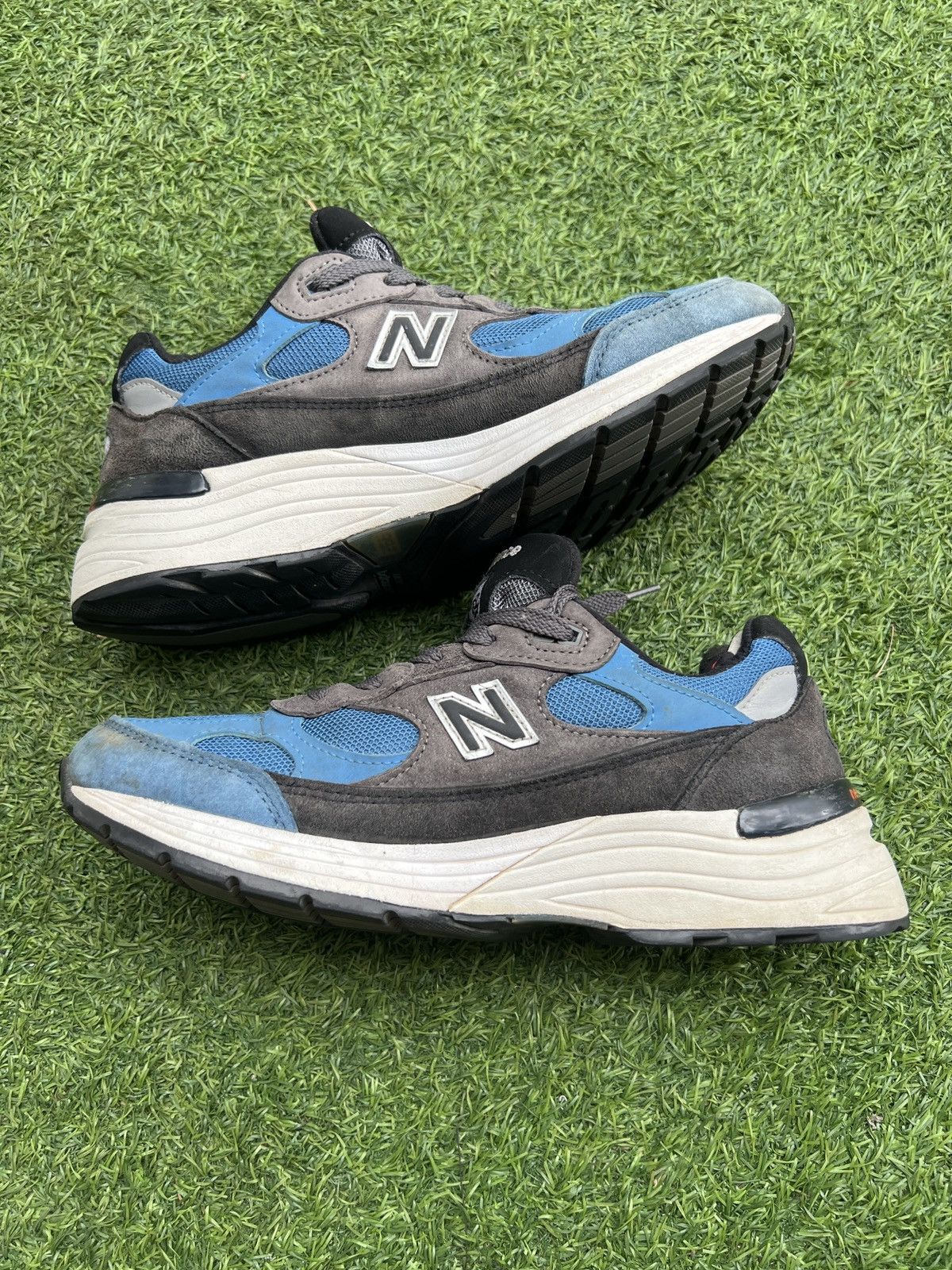 New Balance New Balance 992 Made in USA Black Blue M992CP Size US 7 / EU 40 - 2 Thumbnail