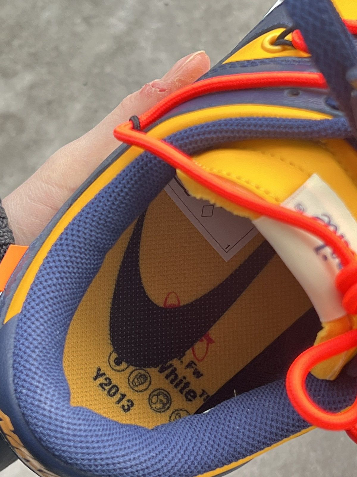 Nike × Off-White Nike Dunk Low x OFF WHITE Michigan New! Size US 10.5 / EU 43-44 - 12 Thumbnail