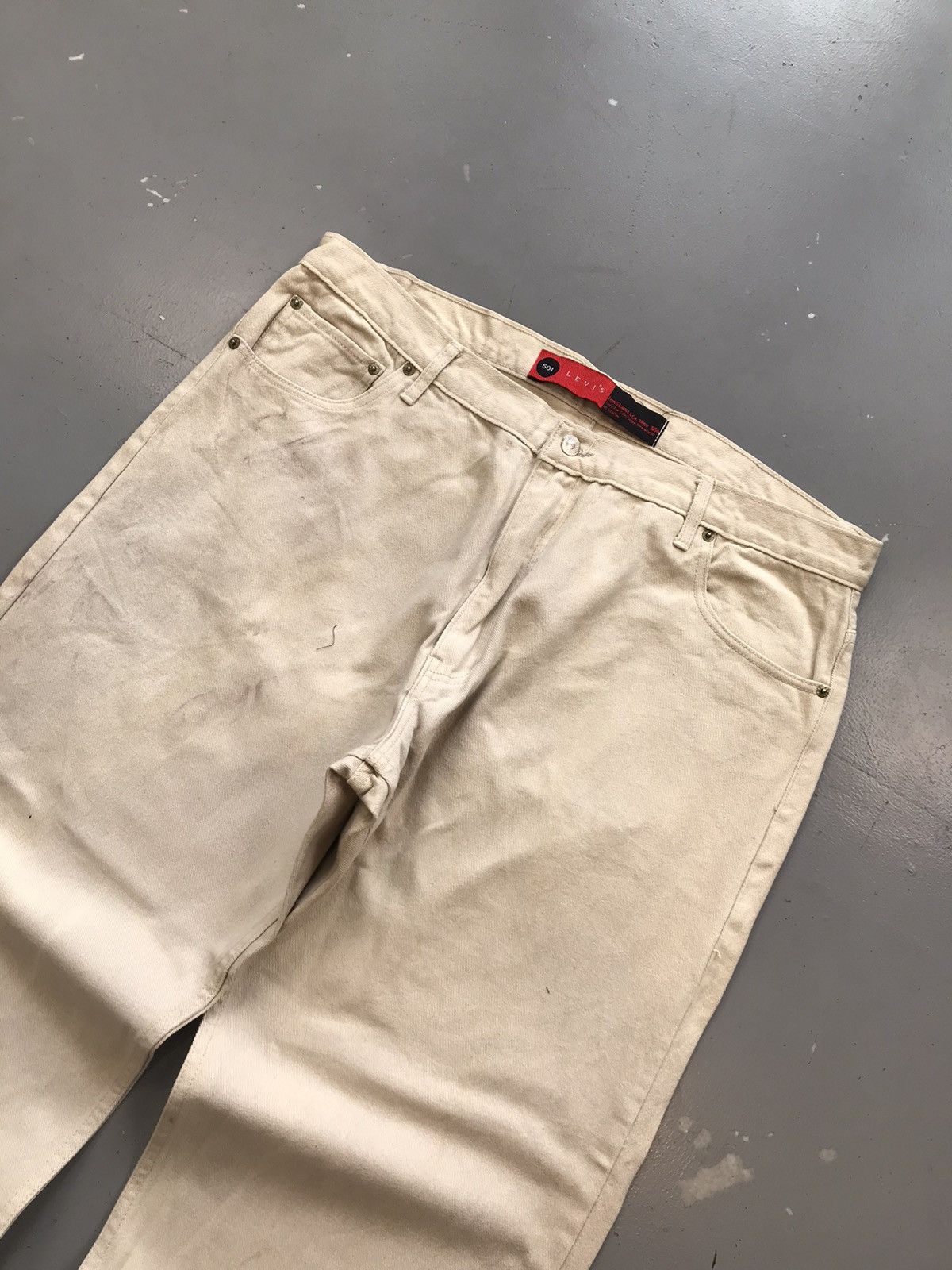 Levi's × Vintage Rare vintage Levi’s 501 loose fit denim Size US 41 - 3 Thumbnail