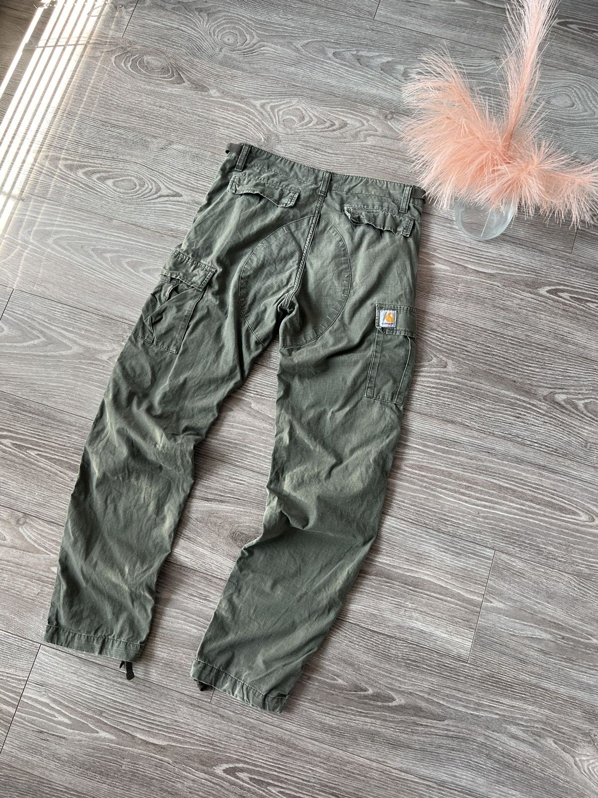 Carhartt × Carhartt Wip ‼️Carhartt Wip Regular Cargo Y2k Box Logo Rap Pants‼️ Size US 36 / EU 52 - 13 Thumbnail