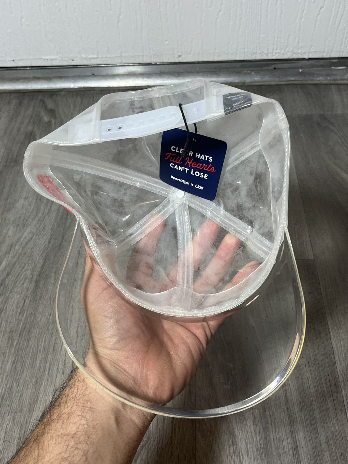 Lids Lids x Sports Clips Clear Hat SnapBack Rare Giveaway Item Size ONE SIZE - 7 Thumbnail