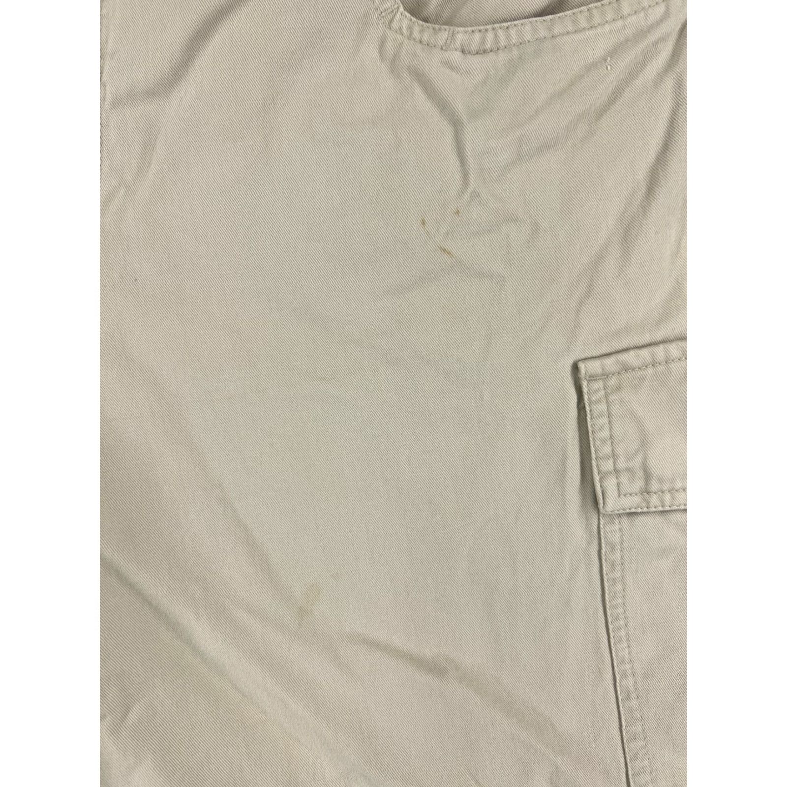 Vintage Columbia Cargo Shorts Men 40 Beige 100% Cotton Canvas Cargo Pocket Belted Zip Flat Front Regular Size US 40 / EU 56 - 3 Thumbnail
