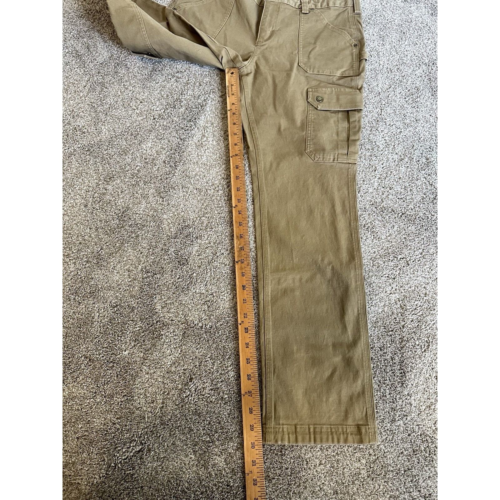 Duluth Trading Company Duluth Trading Co Curvesetter Cargo Pants Women's 12x31 Size 34" / US 12 / IT 48 - 3 Thumbnail