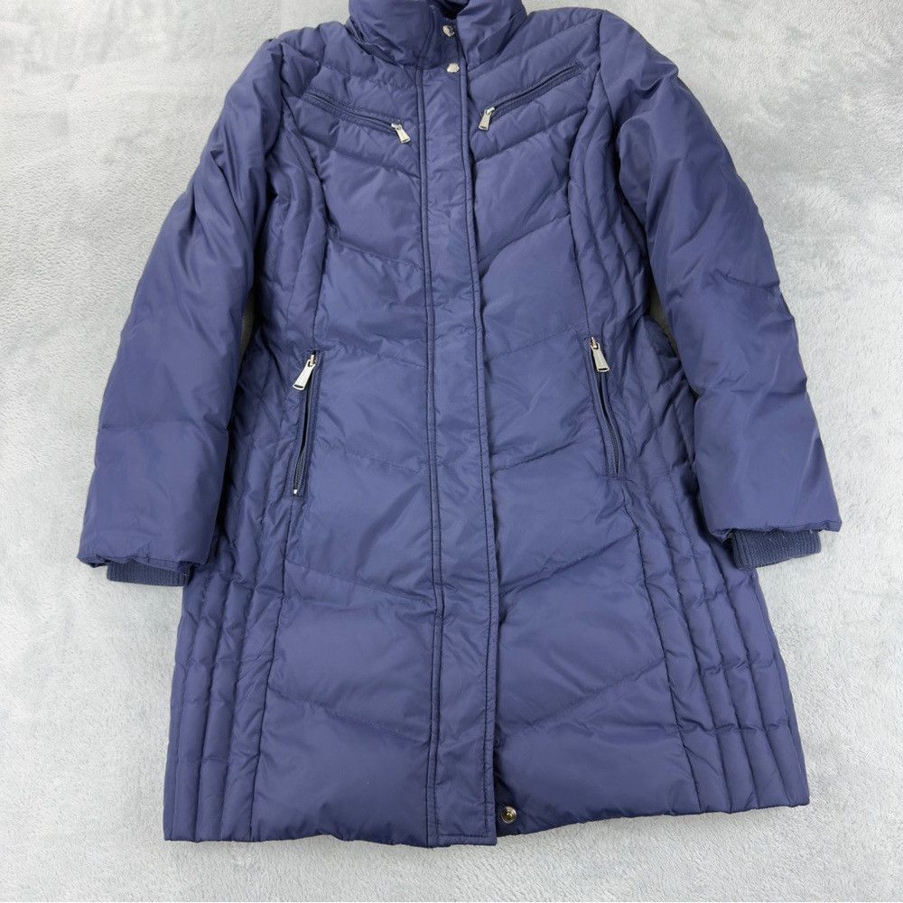 Michael Kors Michael Michael Kors Women's Size XS Purple Long Puffer Jac Size XS / US 0-2 / IT 36-38 - 5 Thumbnail