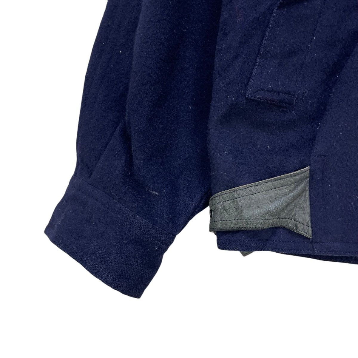 Autumn Cashmere × Japanese Brand Italian Designer Baldassari Bomber Wool Jacket Size M / US 6-8 / IT 42-44 - 4 Thumbnail