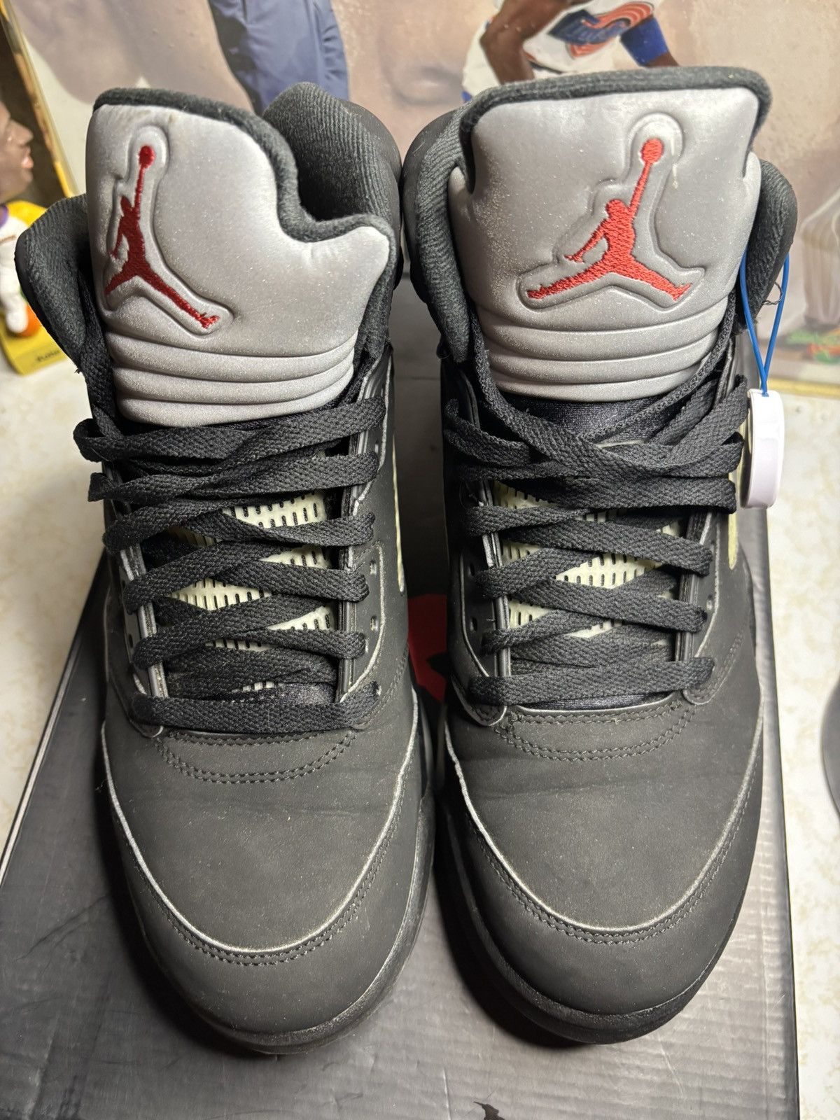 Jordan Brand Jordan Retro 5 “Black Metallic” Size US 10.5 / EU 43-44 - 2 Thumbnail