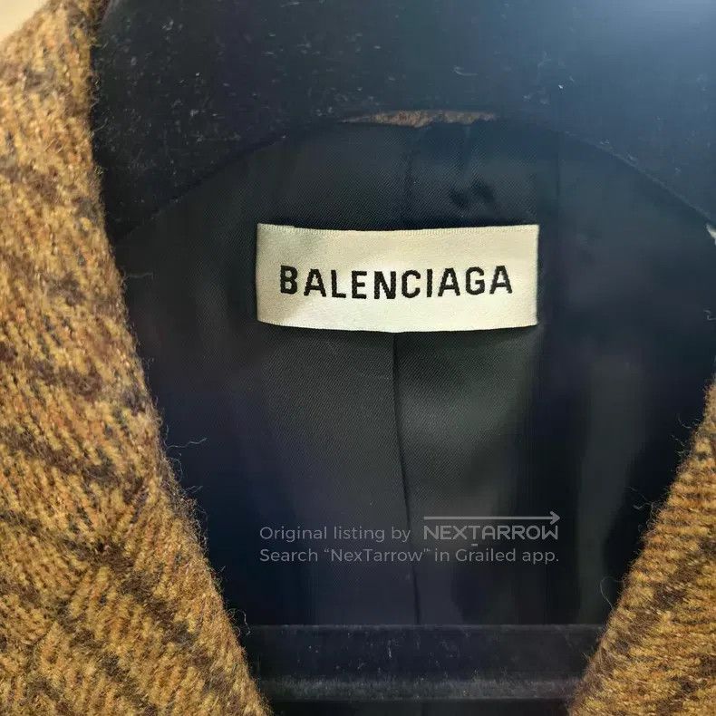 Balenciaga Balenciaga Long Suit Jacket Size XXS / US 00 / IT 34 - 3 Thumbnail