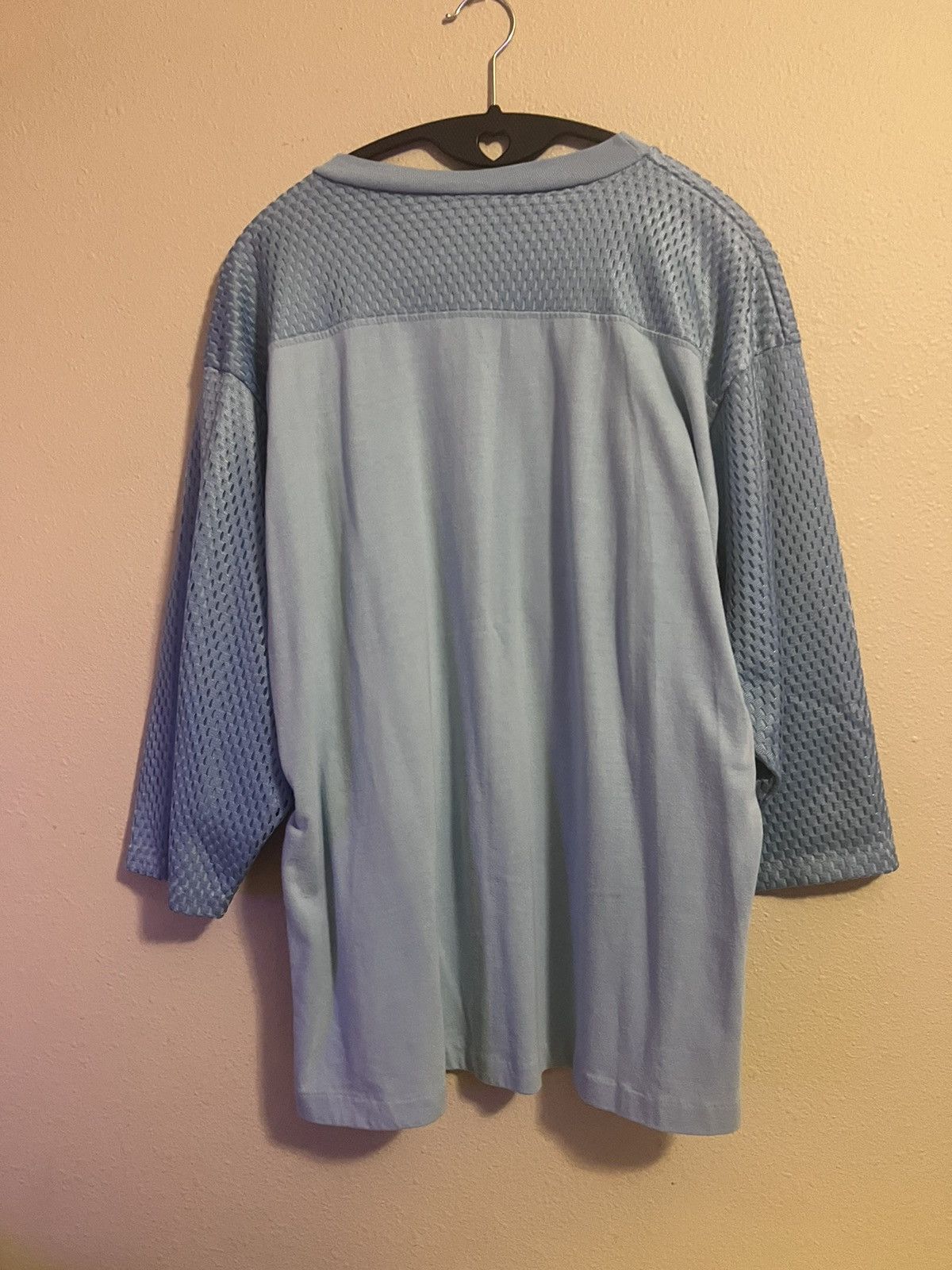 NFL Rare Vintage 1990s Houston Oilers mesh velvet jersey texas Size US L / EU 52-54 / 3 - 12 Thumbnail