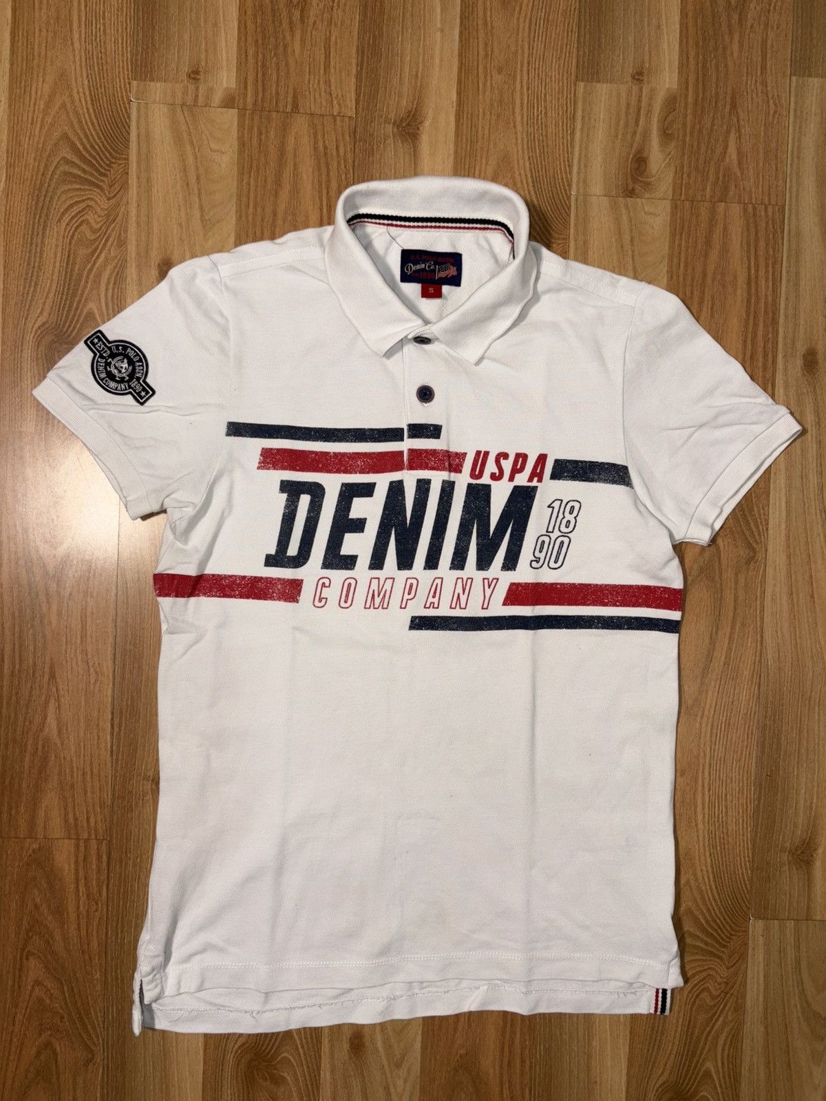 Polo Ralph Lauren U.S. Polo Assn. Denim Co. Heritage Polo Shirt White - Size S Size US XXS / EU 40 - 1 Thumbnail