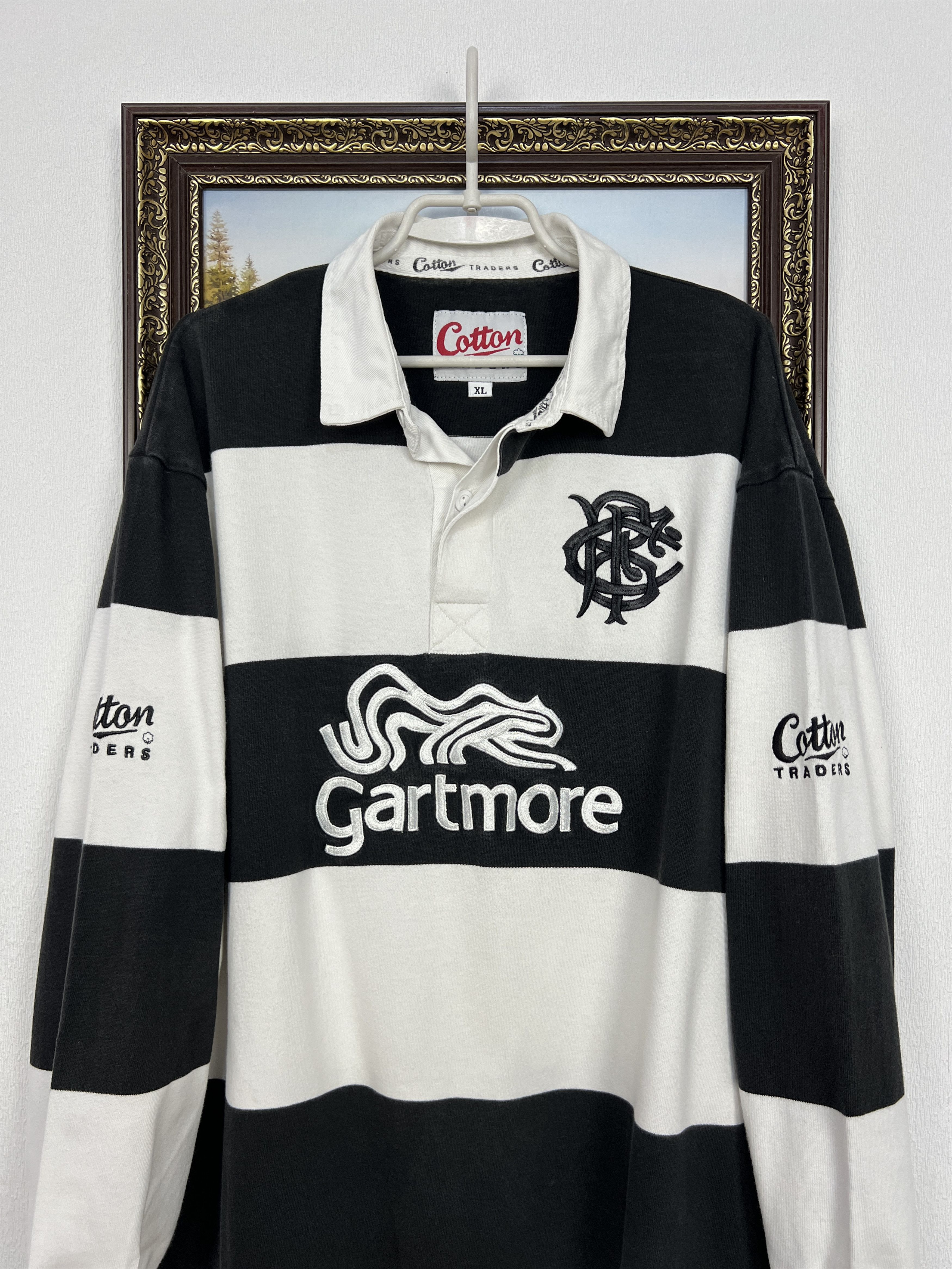 Cotton Traders Vintage Cotton Traders Barbarians Rugby Jersey Long Sleeve Size US XL / EU 56 / 4 - 2 Thumbnail