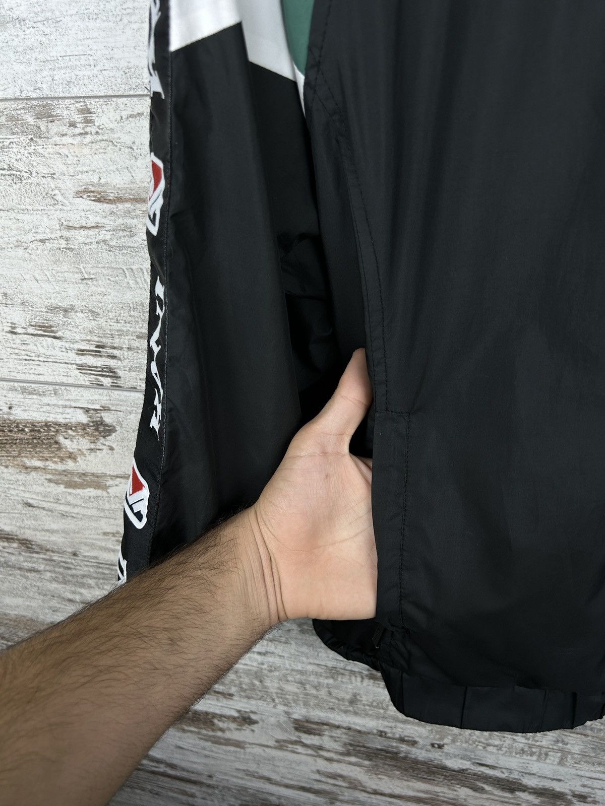 Karl Kani × Vintage Mens Vintage Karl Kani track jacket Olympic y2k rare Size US S / EU 44-46 / 1 - 11 Thumbnail