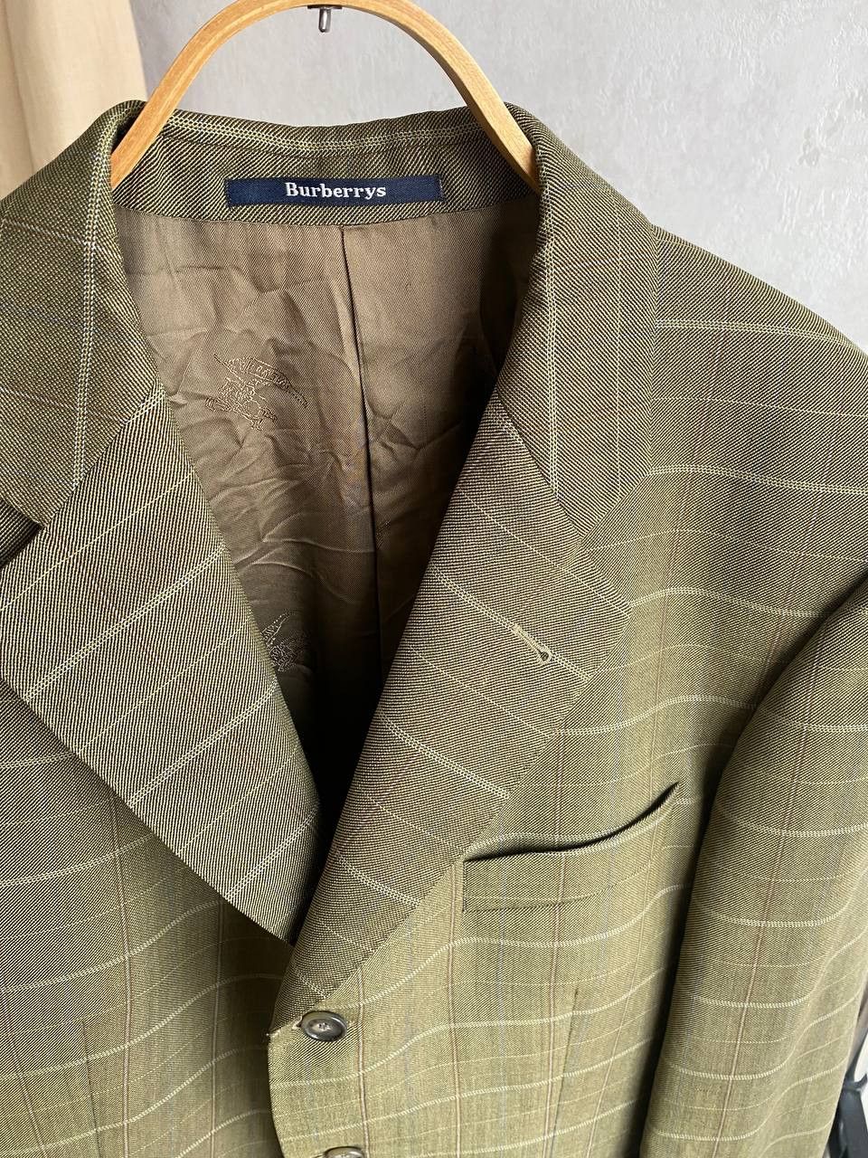 Burberry RARE VINTAGE “Burberrys” BLAZER Size 40L - 2 Thumbnail