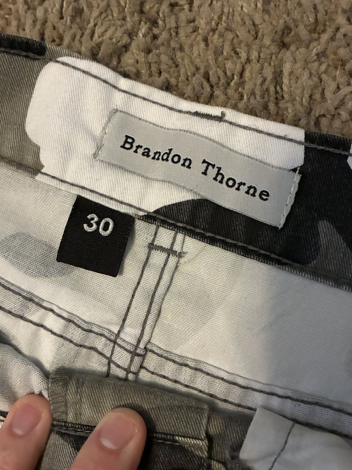 Other Gray Camo Casual Pant Size US 30 / EU 46 - 4 Thumbnail