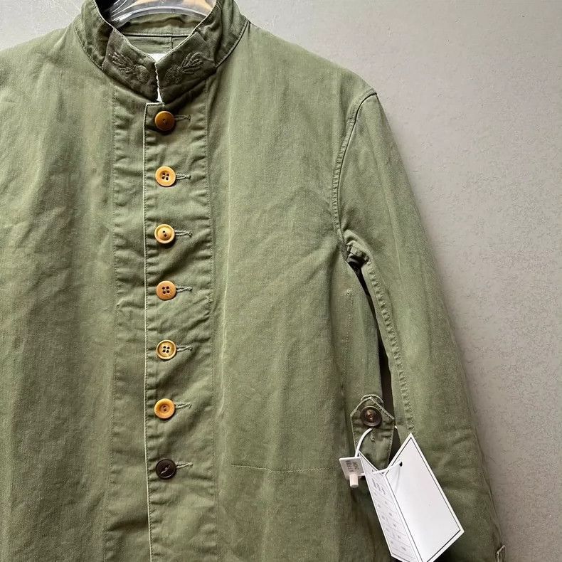 Visvim Green Fishtail Shirt Jacket Size One-2506