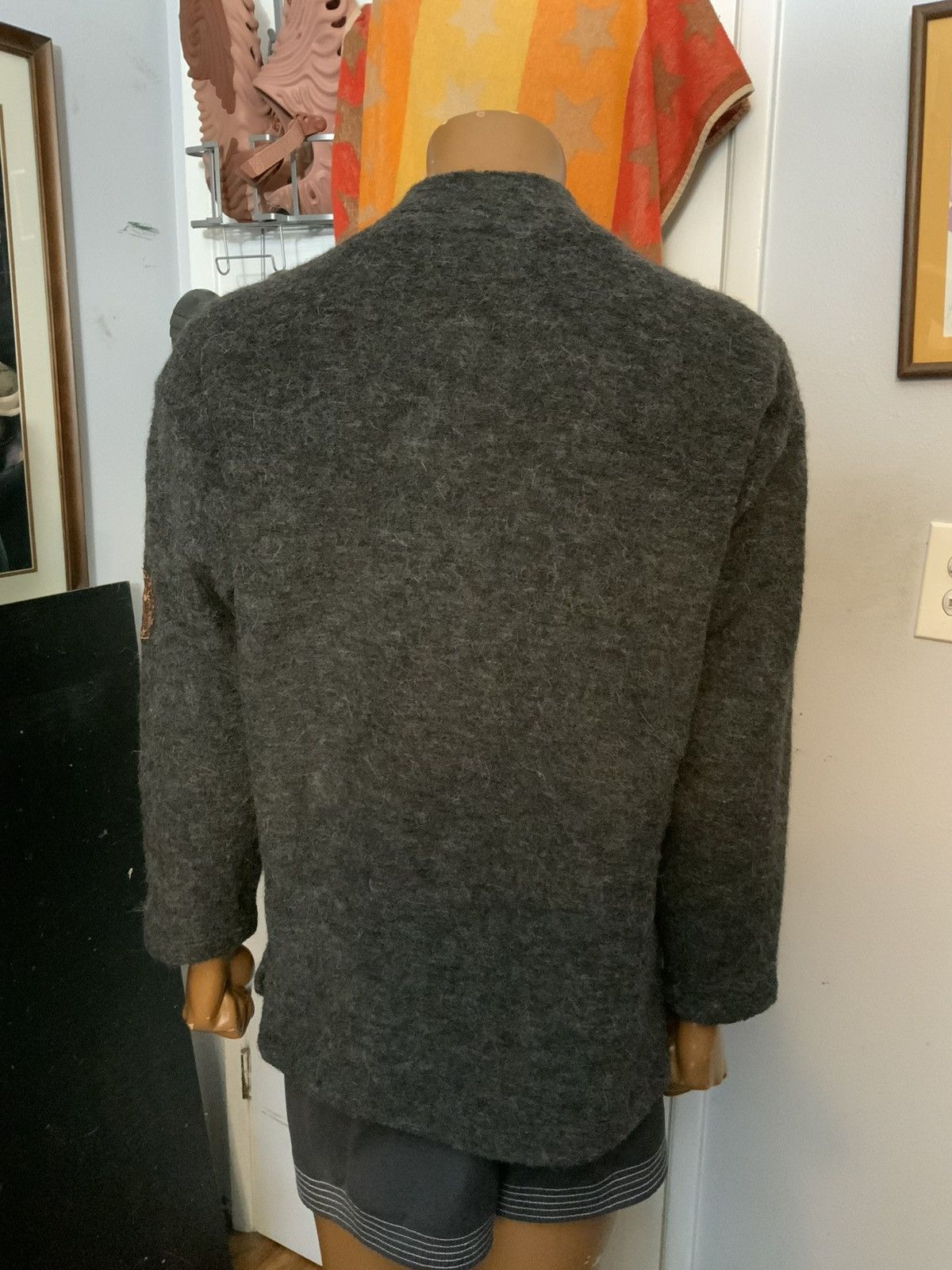 Gianfranco Ferre Vintage Ferre Italy Fuzzy Wool Henley Pullover Sweater Size US M / EU 48-50 / 2 - 11 Thumbnail