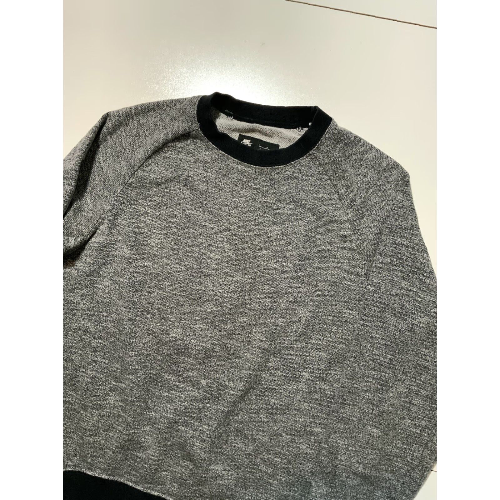 Nike Nike SB Sweatshirt Everett Speckled Terry Fleece Crewneck Sz. M Men Black Size US M / EU 48-50 / 2 - 3 Thumbnail