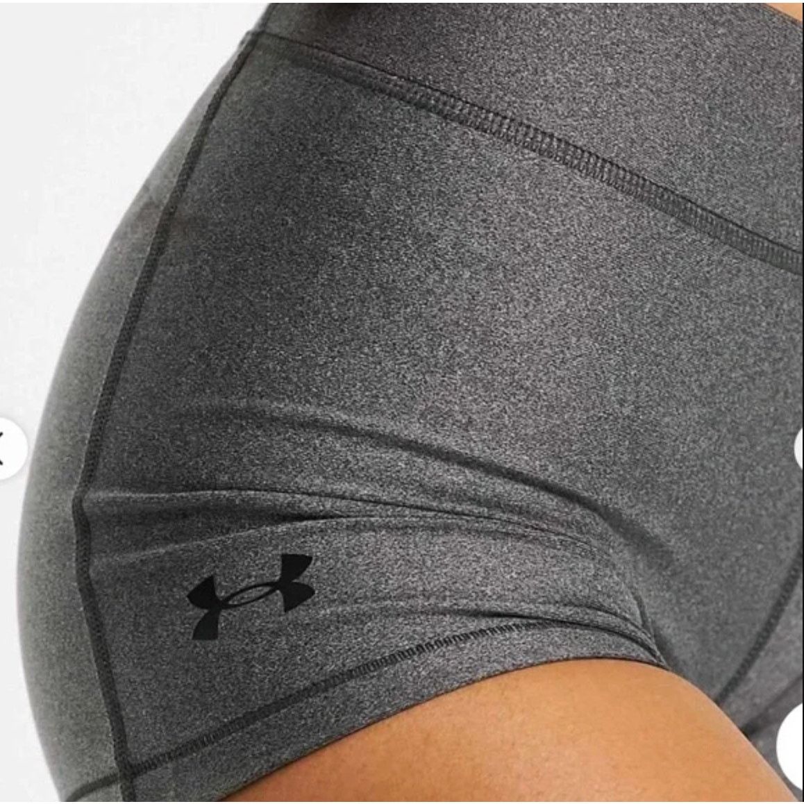 Under Armour Under Armour HeatGear Mid-Rise Shorty Shorts Gray Large Size 30" / US 8 / IT 44 - 3 Thumbnail