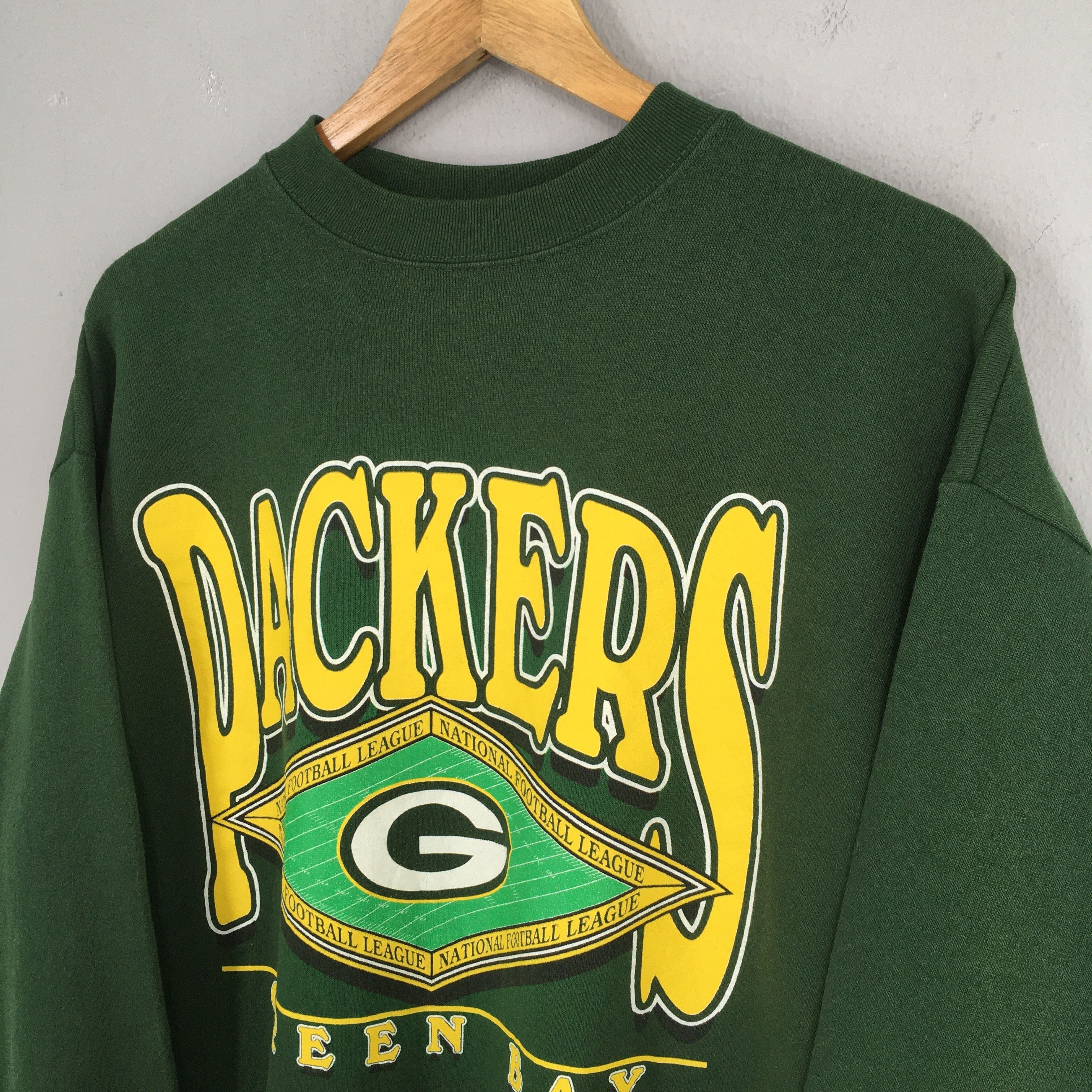 NFL Vintage Green Bay Packers Football NFL Sweatshirt Large Size US L / EU 52-54 / 3 - 3 Thumbnail