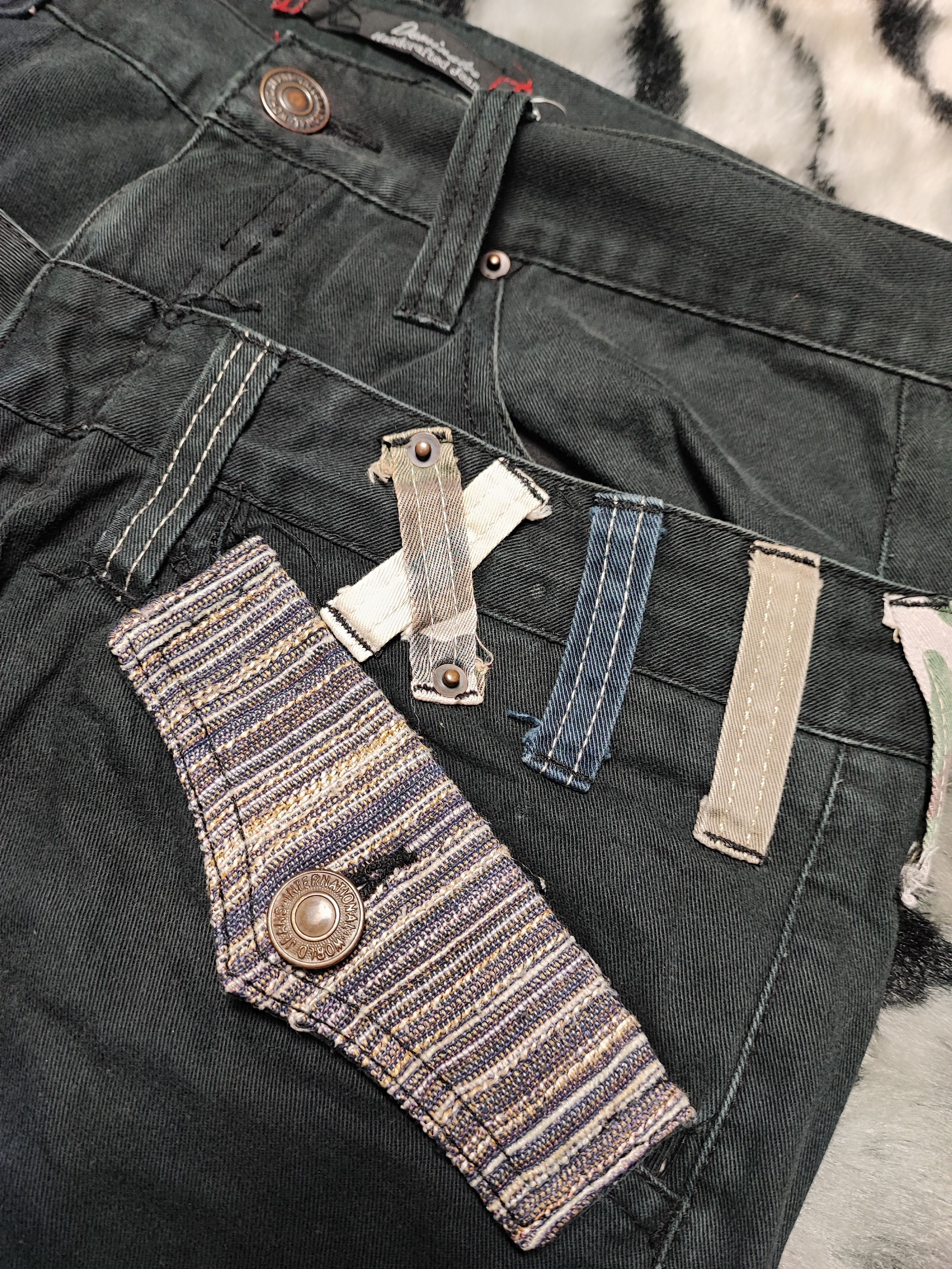 If Six Was Nine × Japanese Brand DOMINATE HANDCRAFTED DOUBLE WAIST JEANS Size US 30 / EU 46 - 7 Thumbnail