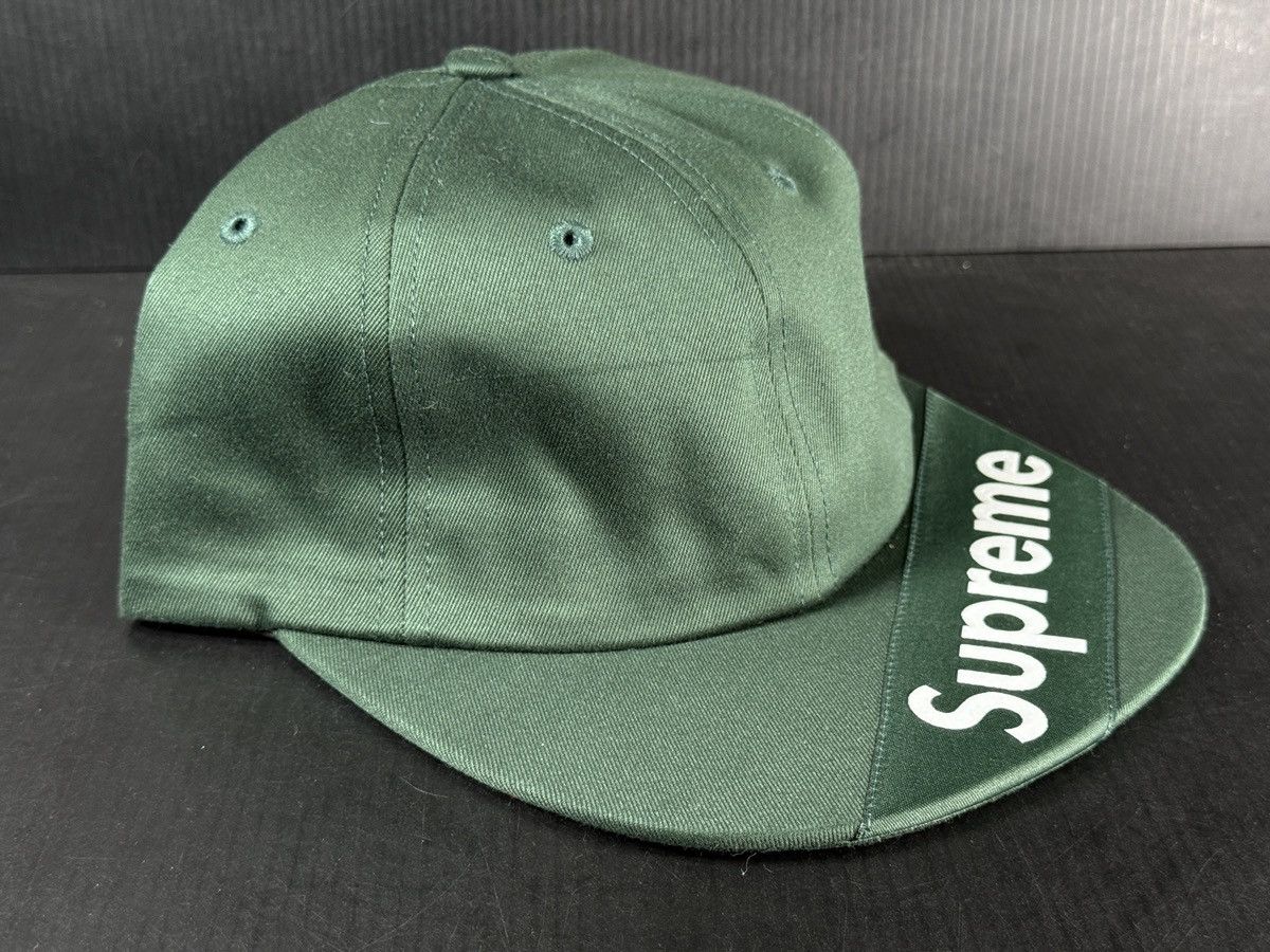Supreme SUPREME SS18 VISOR BOX LOGO 6 PANEL D. GREEN HAT BRAND NEW Size ONE SIZE - 3 Thumbnail