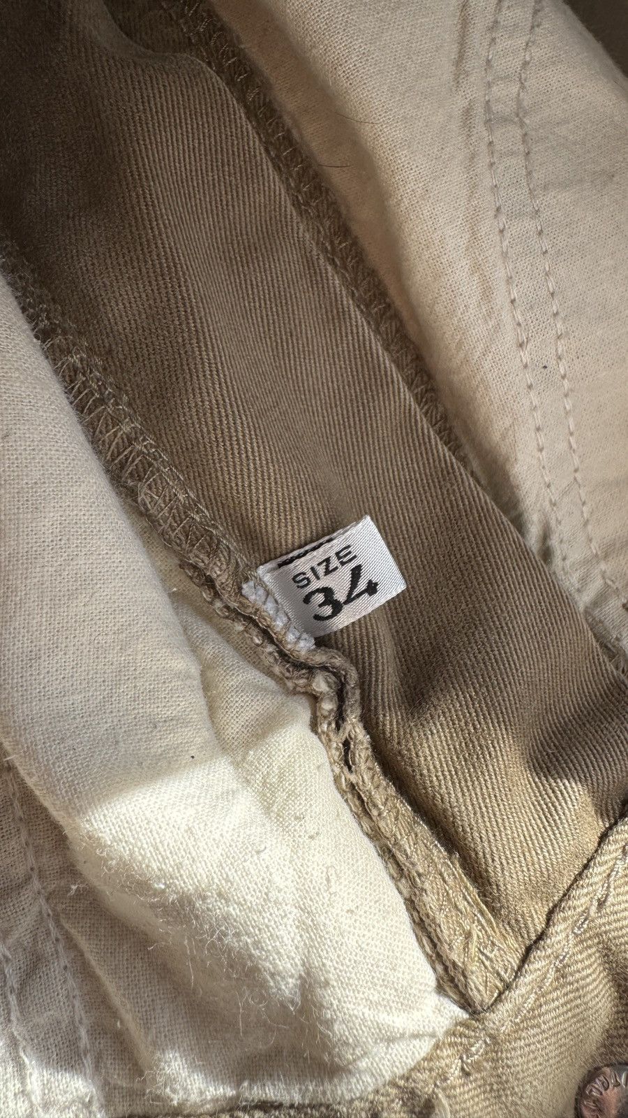 Armani Armani Straight Faded Chino Jean LGB ifsixwasnine ysl diesel Size US 32 / EU 48 - 7 Thumbnail