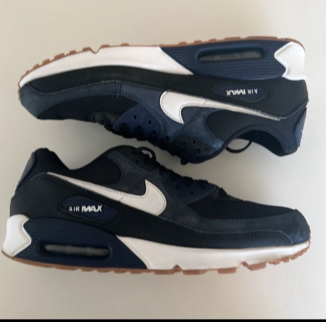 Nike nike air max 90 midnight navy gum Size US 10.5 / EU 43-44 - 5 Thumbnail