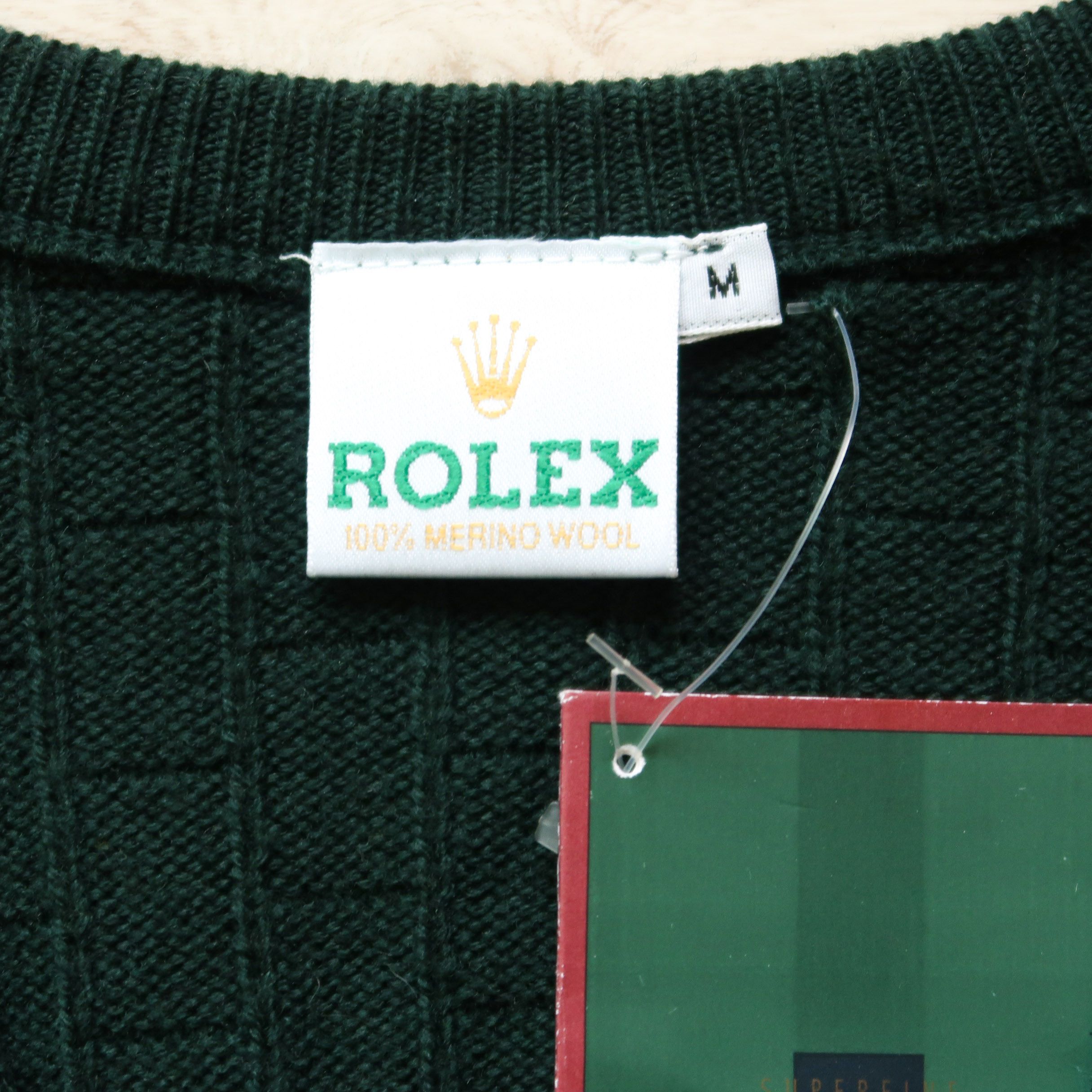 Rolex [Made in Scotland] Vintage Rolex Merino Wool Sweater Size US M / EU 48-50 / 2 - 3 Thumbnail
