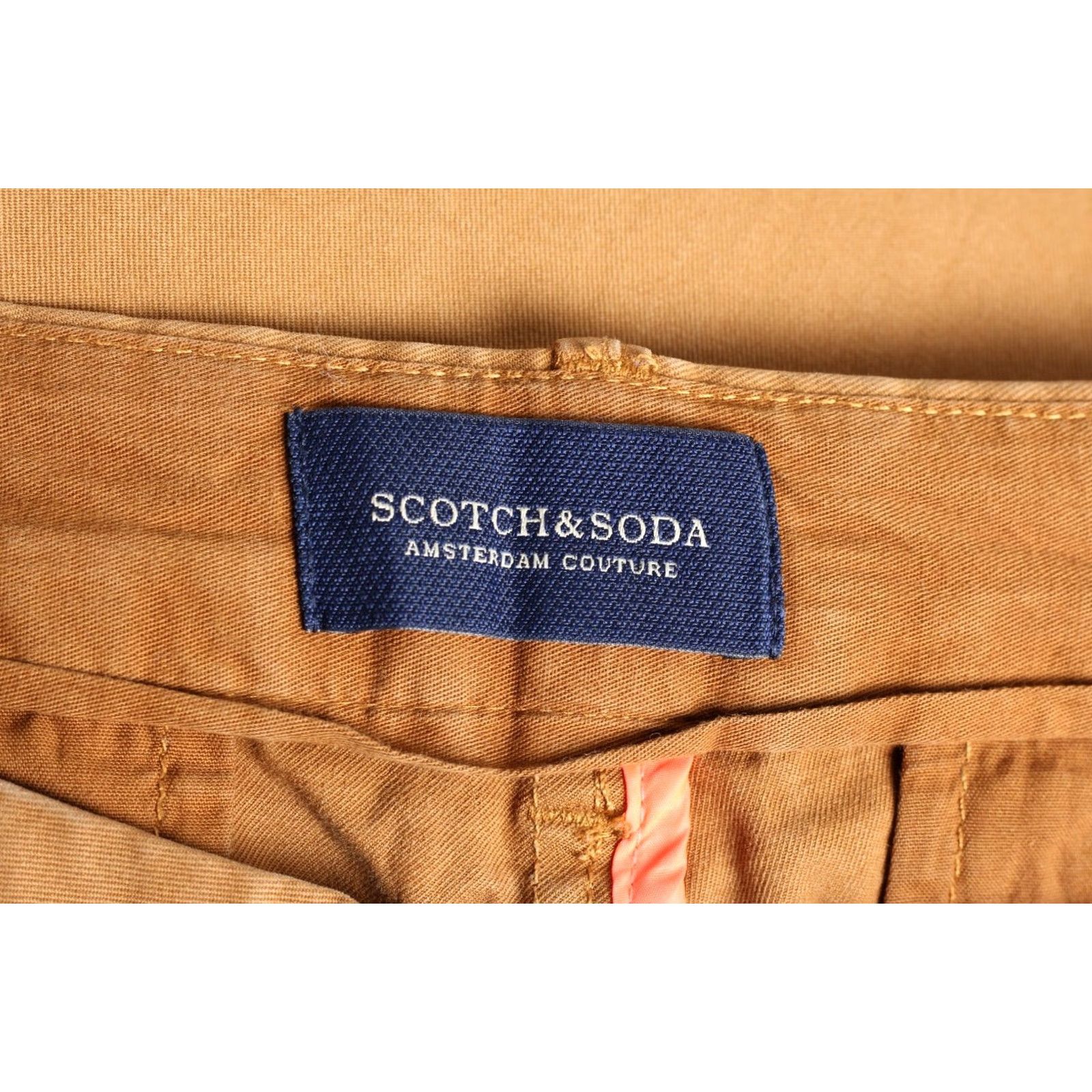 Scotch & Soda SCOTCH & SODA STUART Slim Fit Stretch Trousers Men 30/34 Brown Chino/Trousers DZ4342 Mens Size US 30 / EU 46 - 5 Thumbnail