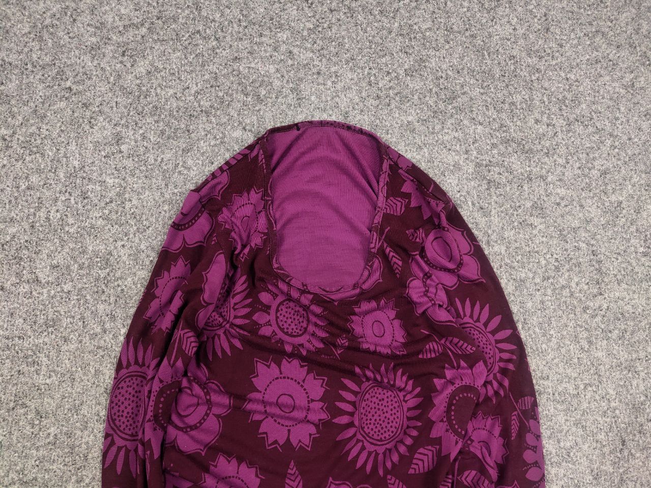 Gudrun Sjoden Gudrun Sjödén Design Long sleeve Flower Pattern Burgundy Size S / US 4 / IT 40 - 4 Thumbnail