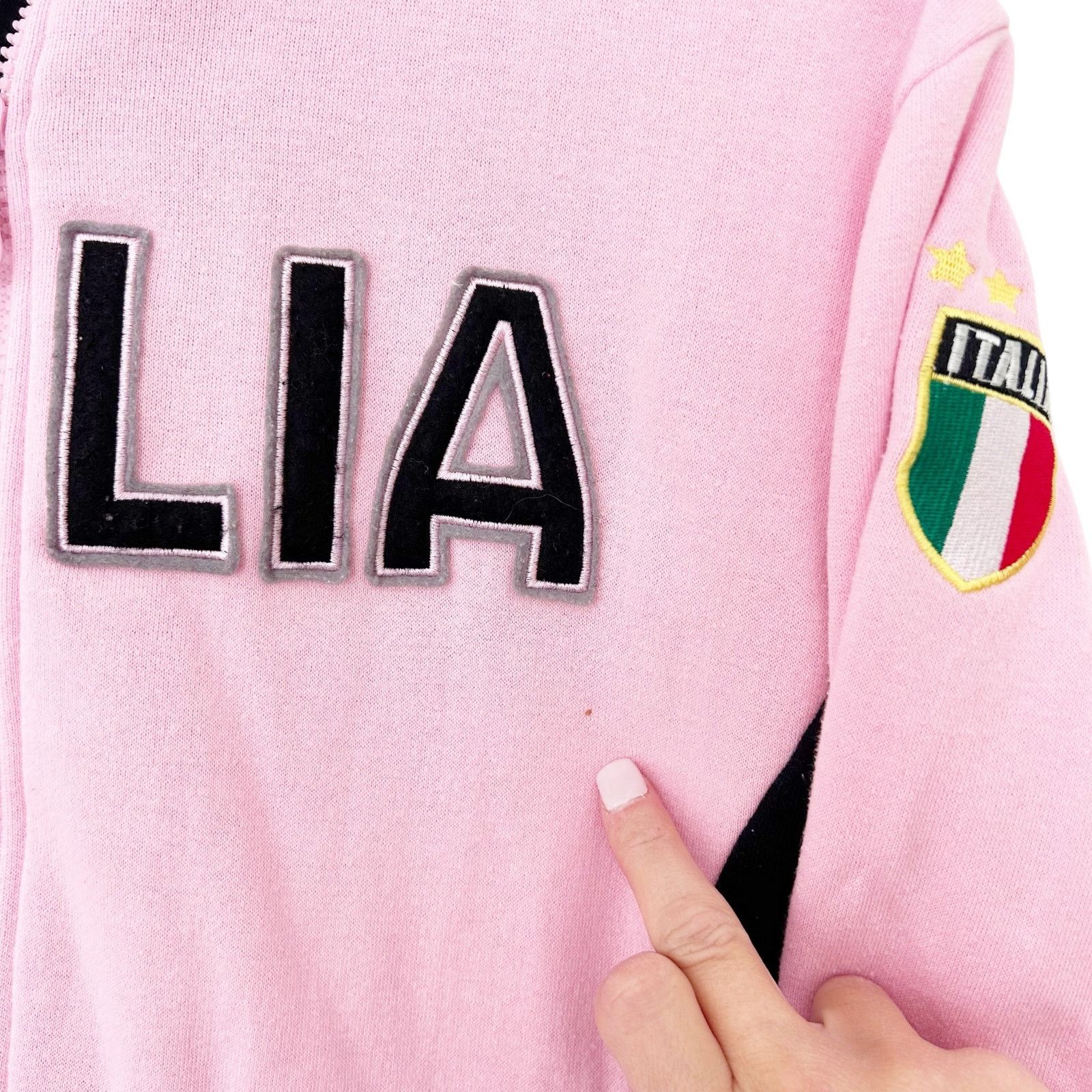 Other FM Italy Pink Italia Full, Zip Hoodie Sz S Size S / US 4 / IT 40 - 3 Thumbnail