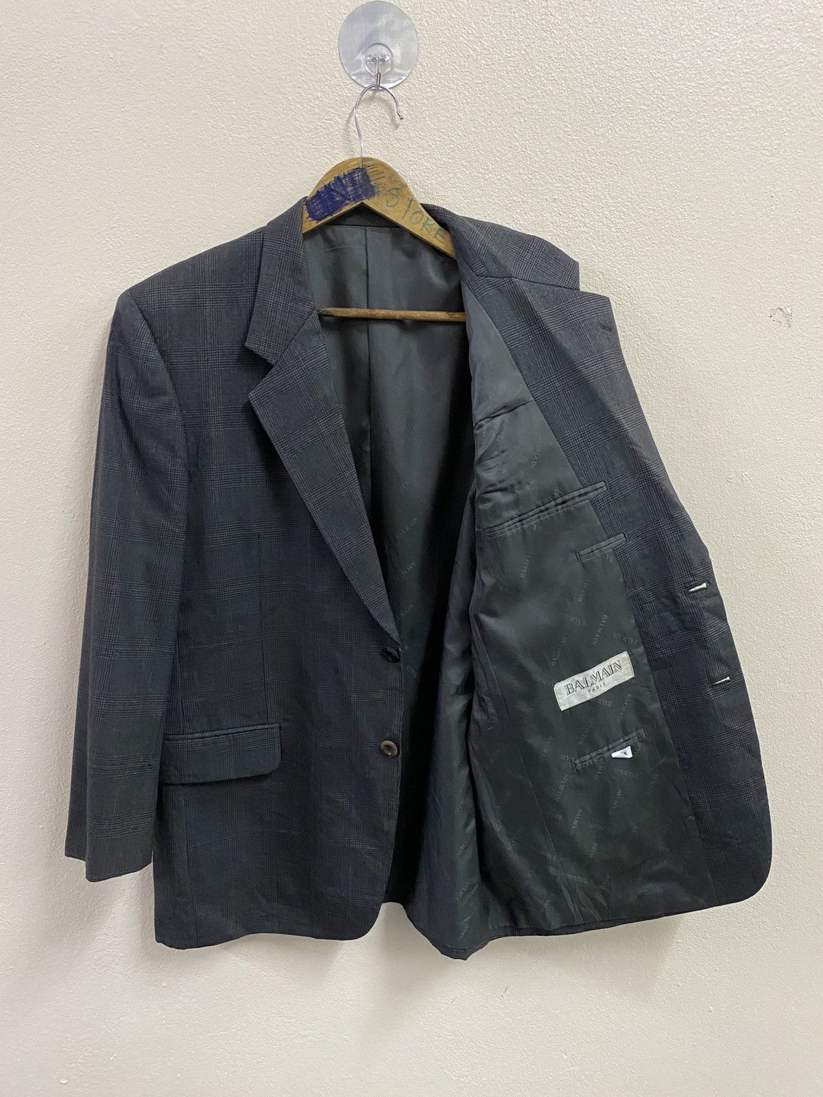 Balmain Vtg Balmain Paris Suits Blazers Size 46S - 3 Thumbnail