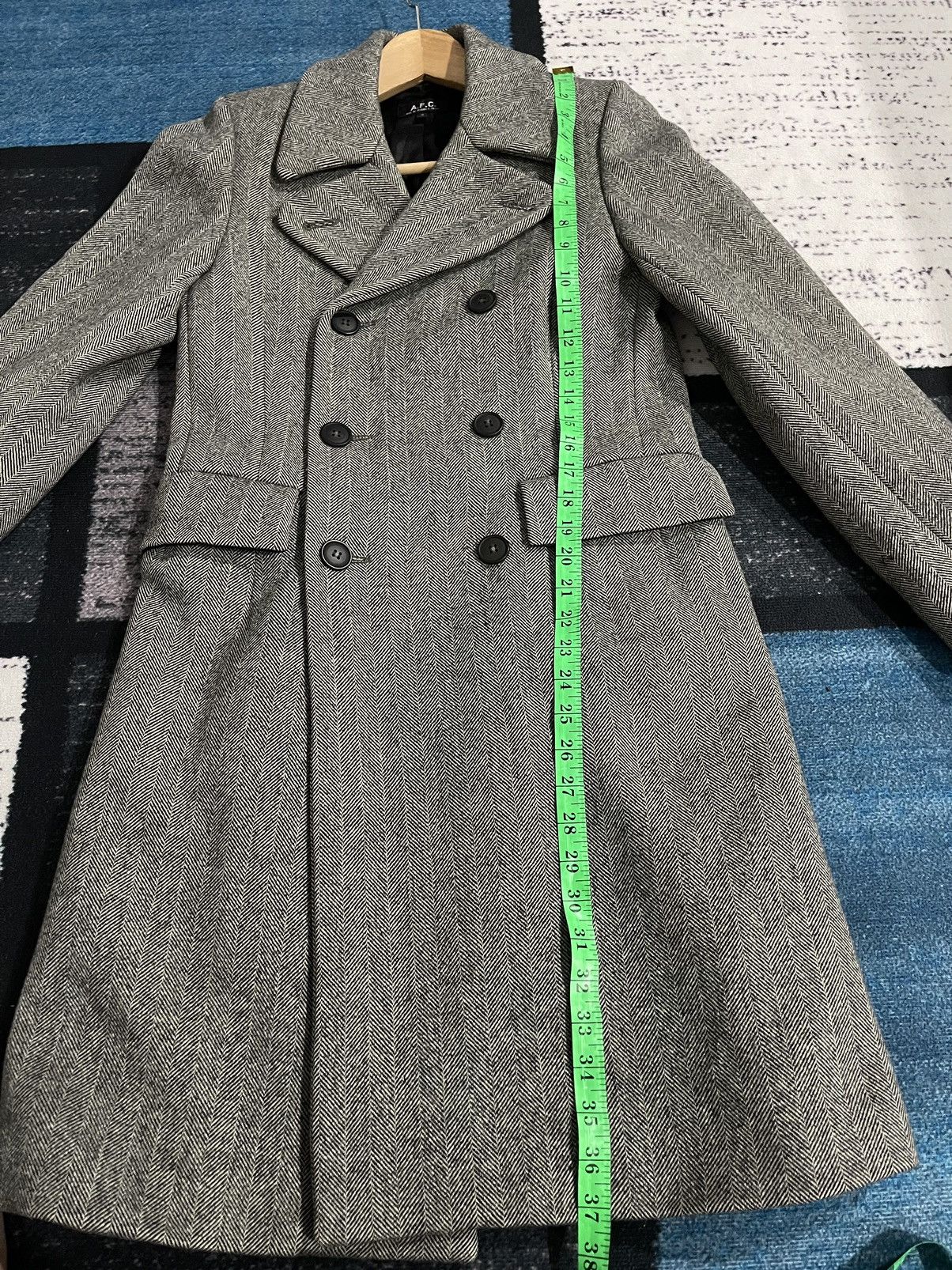 A.P.C. Vintage A.P.C Double Breasted Wool Coat Jacket Size S / US 4 / IT 40 - 17 Thumbnail