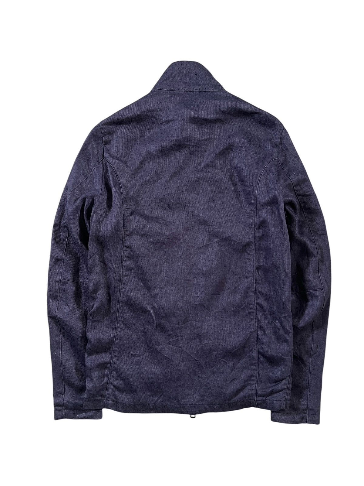 Designer × Japanese Brand × RIPVANWINKLE Rip Van Winkle Zipper Linen Jacket Size US S / EU 44-46 / 1 - 2 Thumbnail