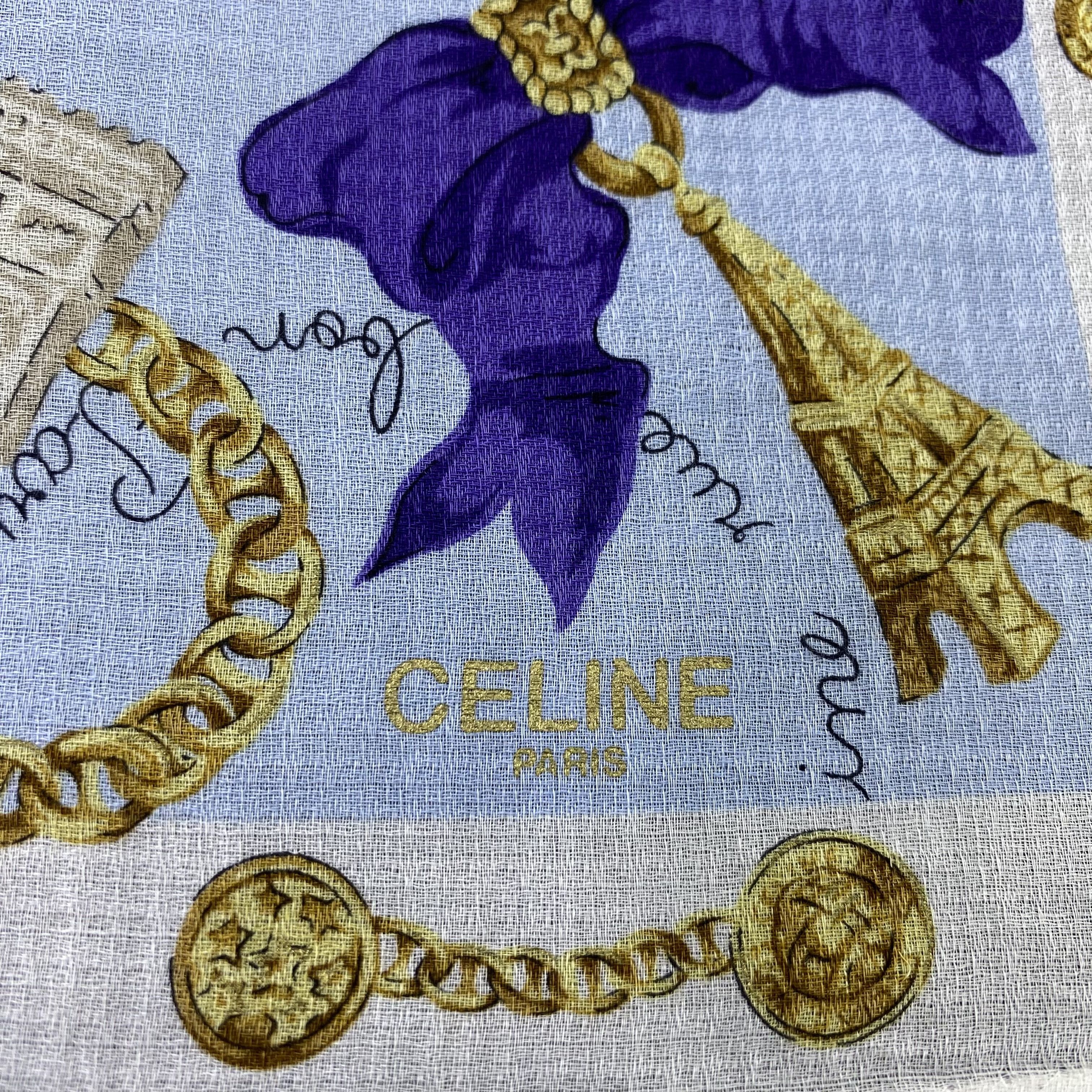 Celine Celine Handkerchief Neckerchief Bandana-B1988 Size ONE SIZE - 7 Thumbnail