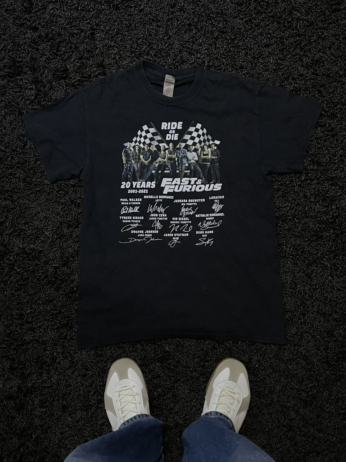 Vintage Vintage Fast Furious Movie Promo tee Y2K Ride or Die Tokyo Size US L / EU 52-54 / 3 - 9 Thumbnail