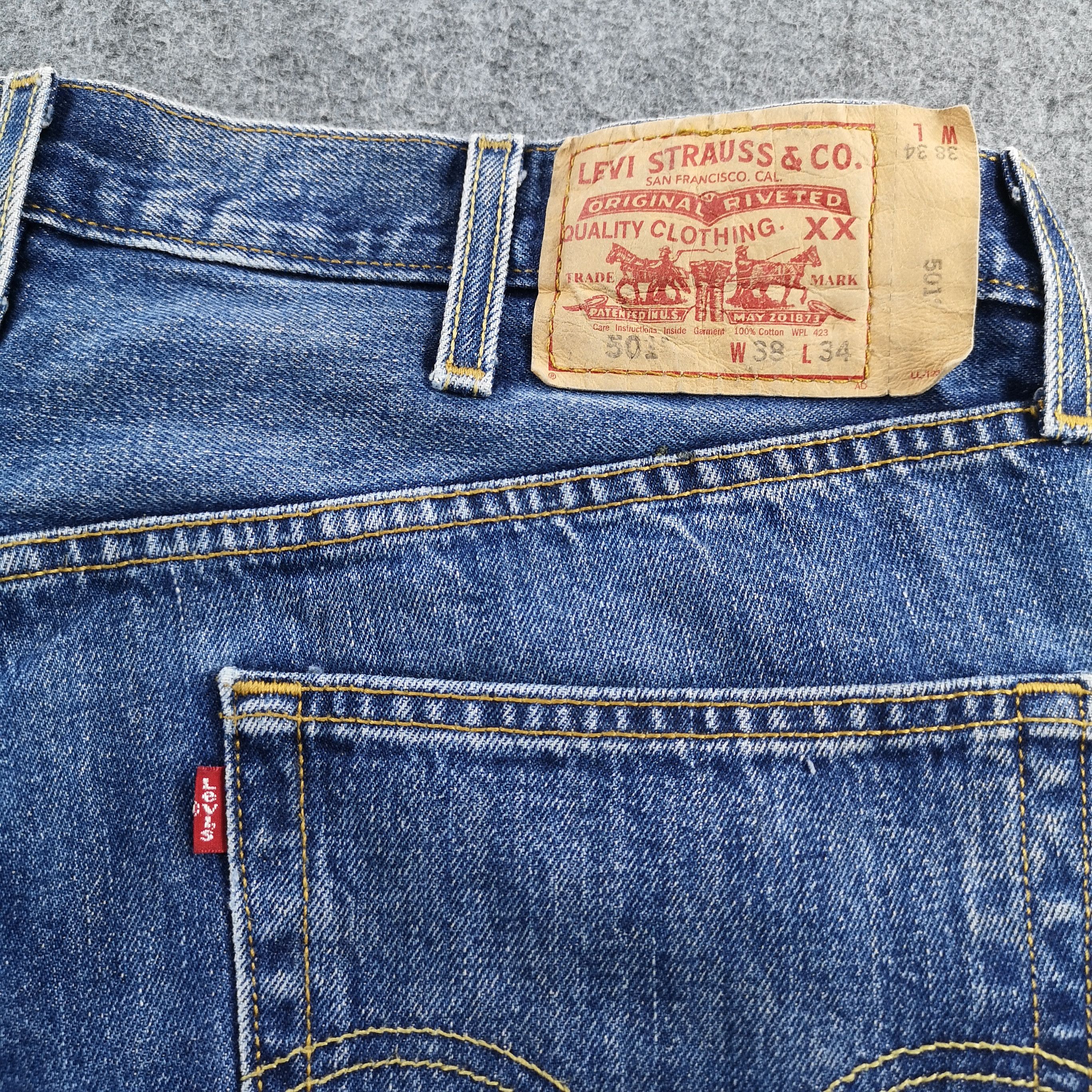 Levi's × Vintage Vintage Levis 501 Jeans-JM1079 Size US 38 / EU 54 - 6 Thumbnail