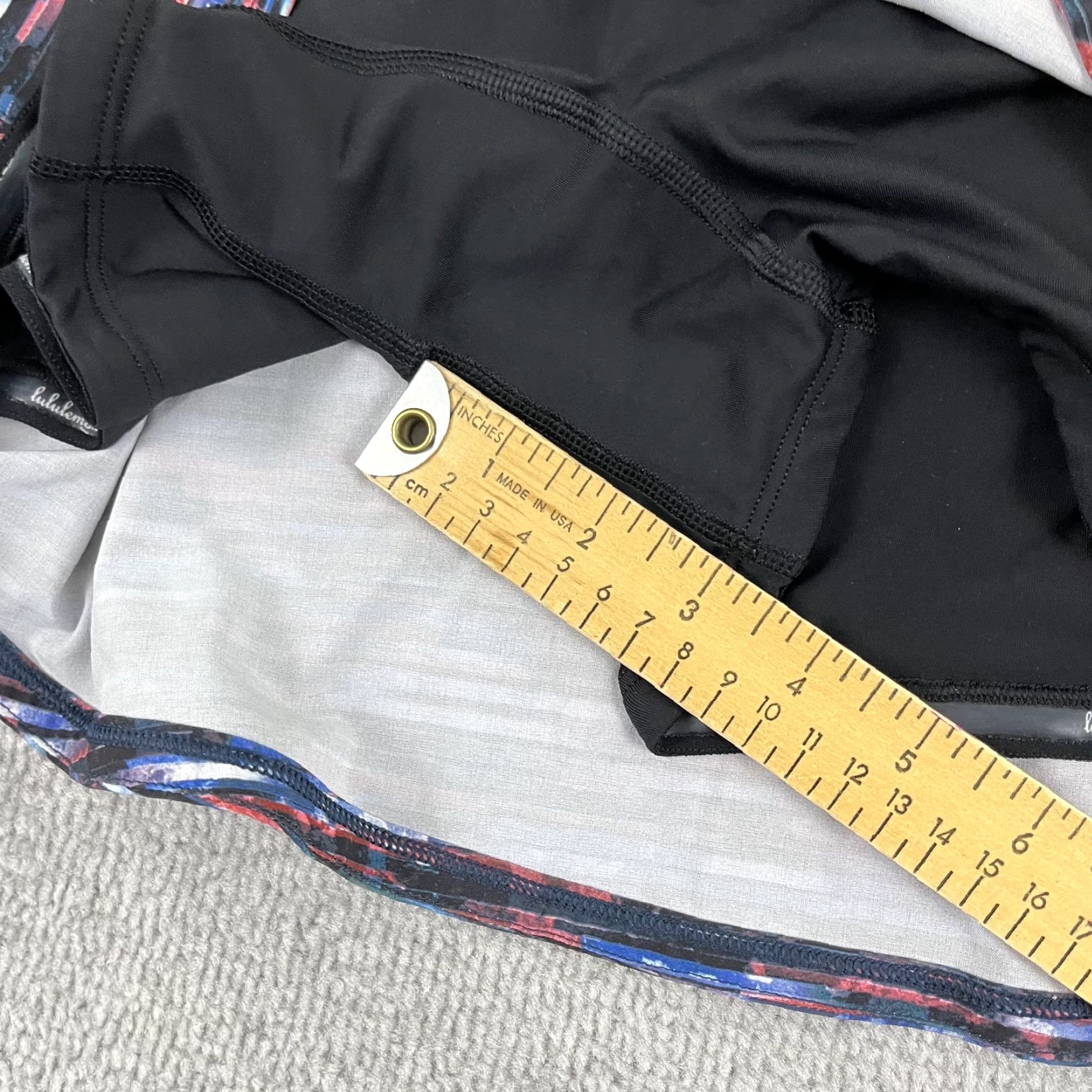 Lululemon Lululemon Play Off The Pleats Skirt Skort Women Size 10/12 Hinshu Alpine Running Multicolor Geometric Pattern Athletic Activewear Casual Womens Size 32" / US 10 / IT 46 - 6 Thumbnail