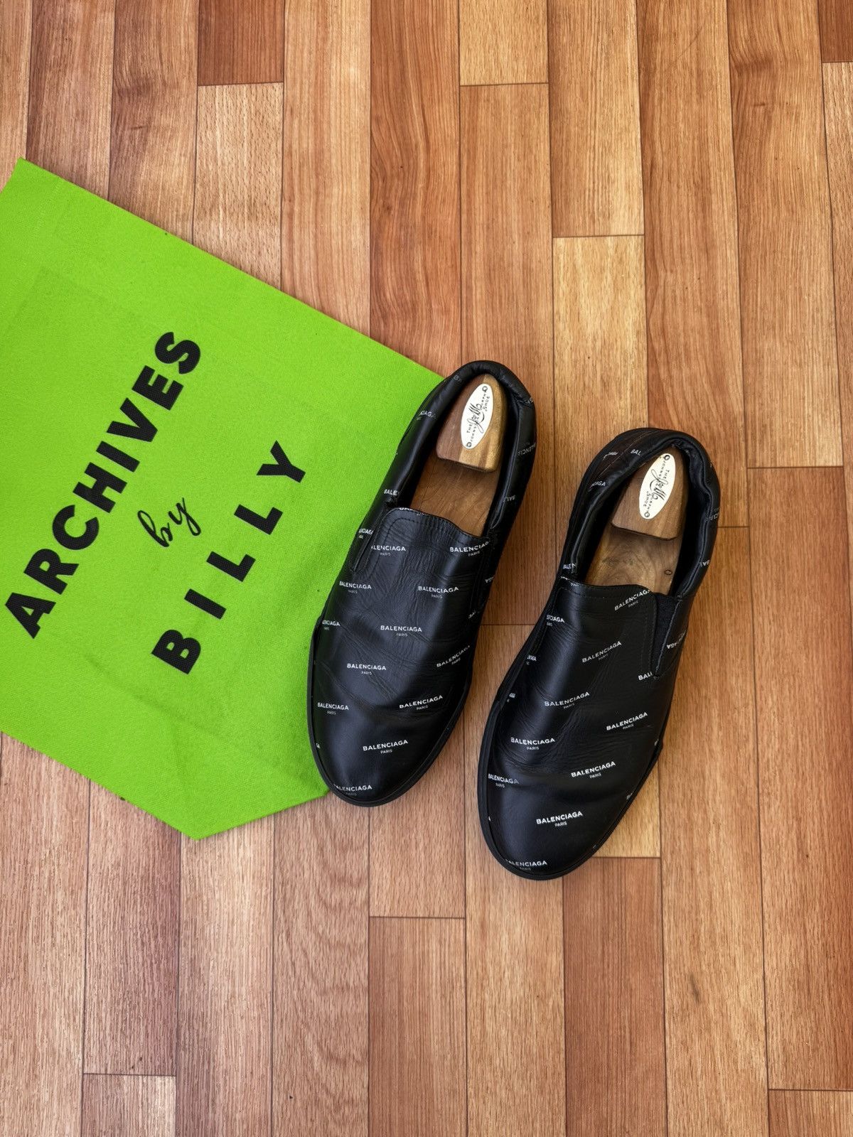 Balenciaga Balenciaga print slip on sneakers Size US 12 / EU 45 - 2 Thumbnail