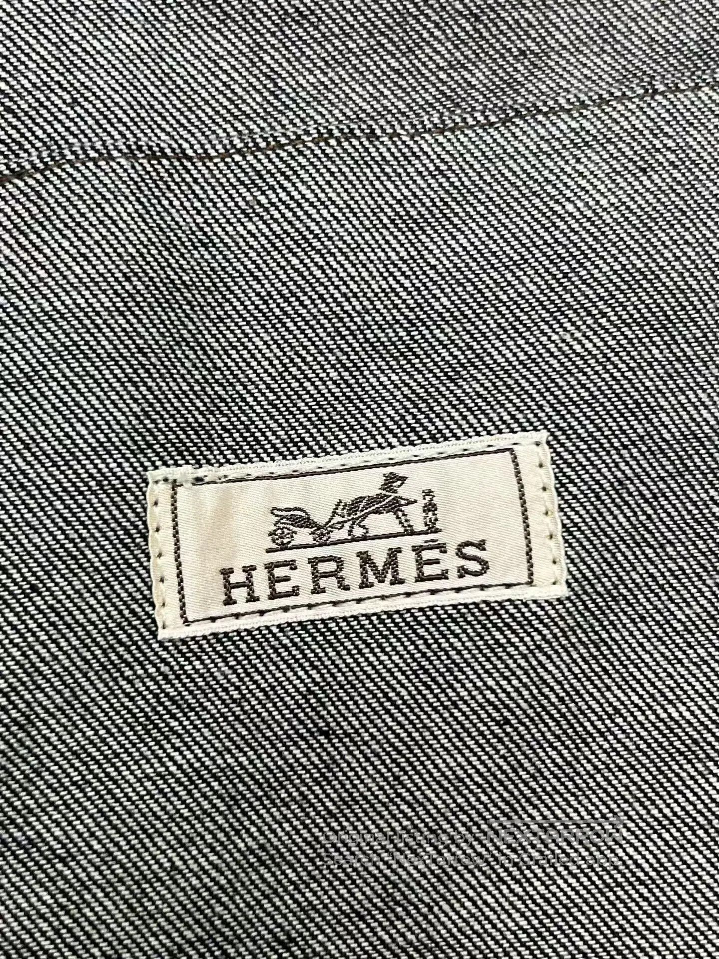 Hermes hermes embroidered denim jacket spring summer 2023. Size US XL / EU 56 / 4 - 5 Thumbnail