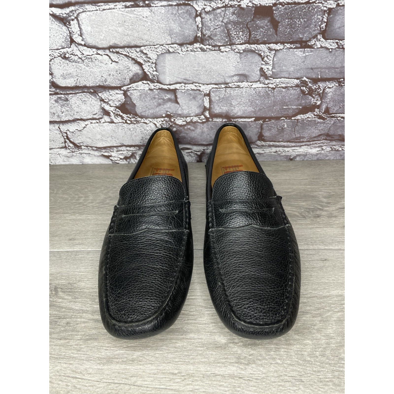 1901 1901 Black Leather Penny Loafers Slip On Driving Shoes Men’s Size US 13 / EU 46 - 11 Thumbnail