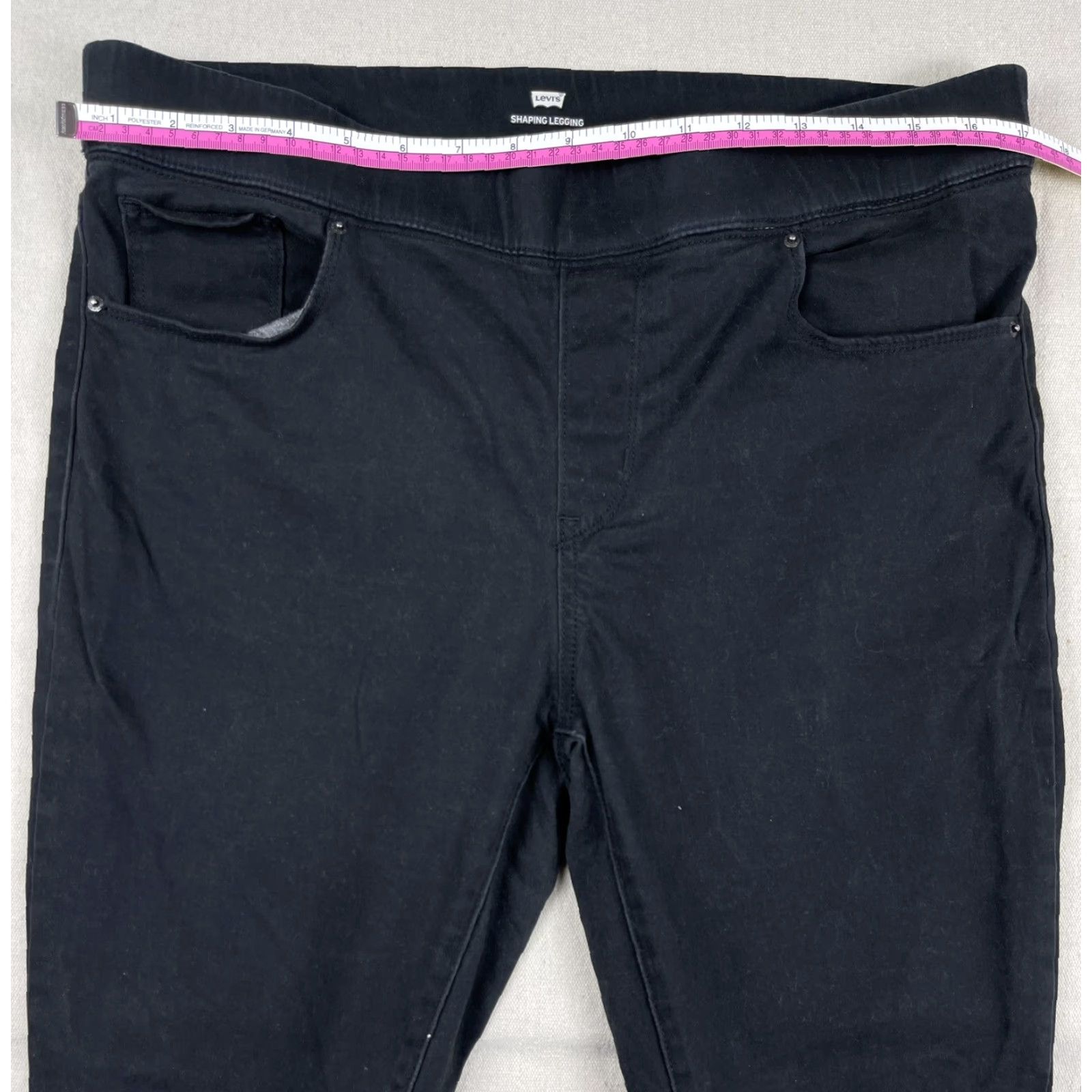 Levi's Levi's Legging Pants Shaping Slim Jeans 32 x 30 Black Legging Stretch Waist Womens Brand Levi's Series Shaping Extra-Slim 5-Pocket Modern Classic Size 24" / US 00 / IT 34 - 5 Thumbnail