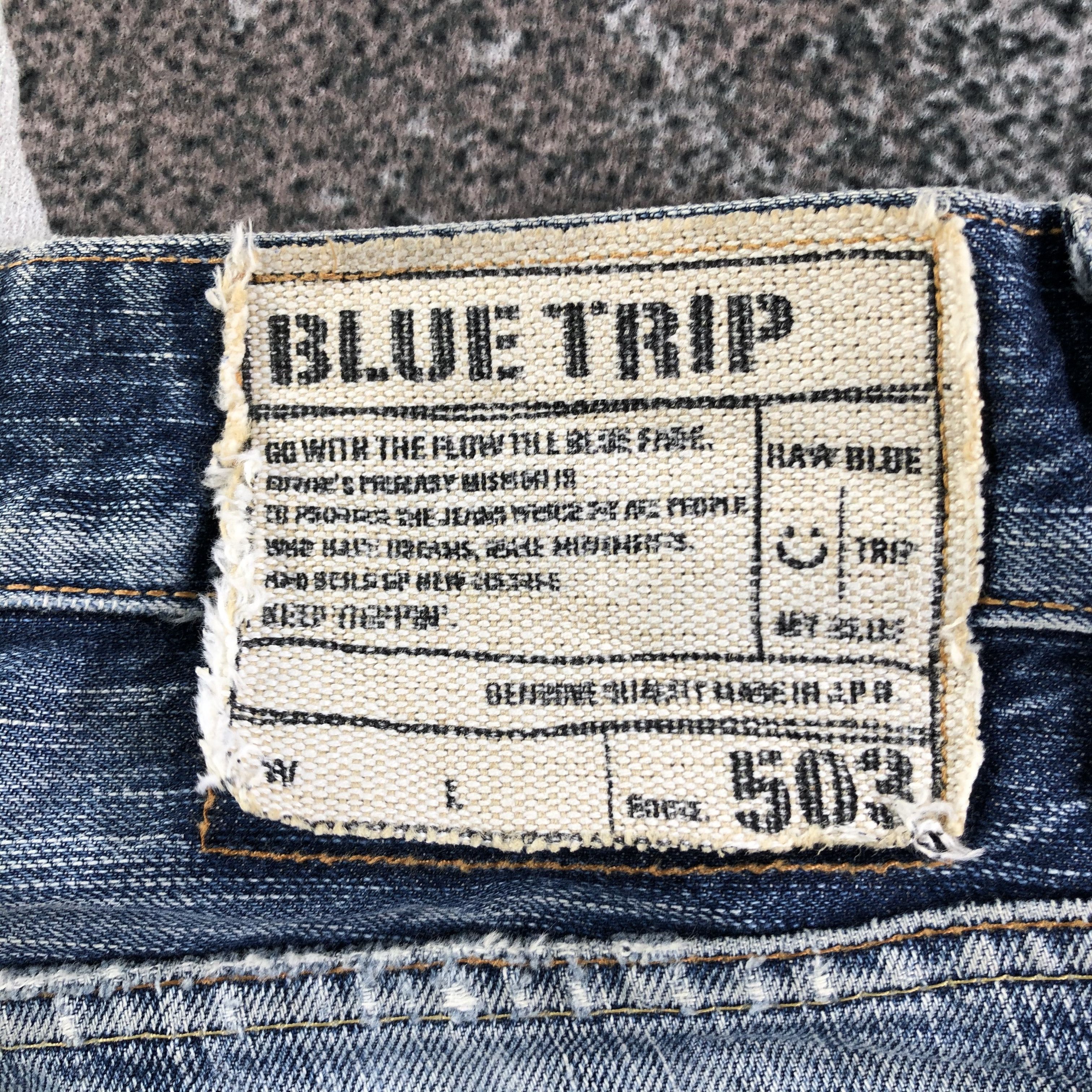 Edwin Edwin Blue Trip Jeans Distressed Denim KJ1492 Size US 32 / EU 48 - 5 Thumbnail