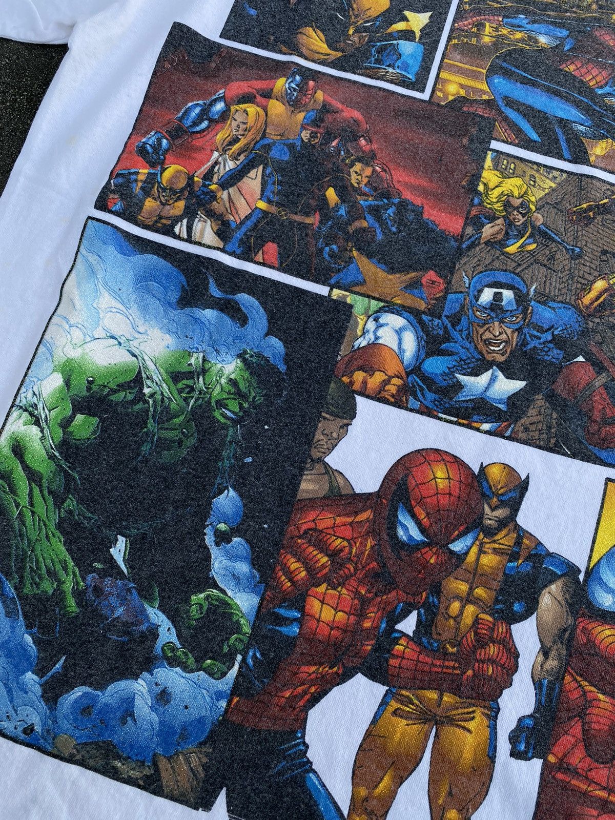 Marvel Comics × Vintage Vintage Rare Marvel Spiderman Wolverine X-Men Avengers Size US L / EU 52-54 / 3 - 4 Thumbnail