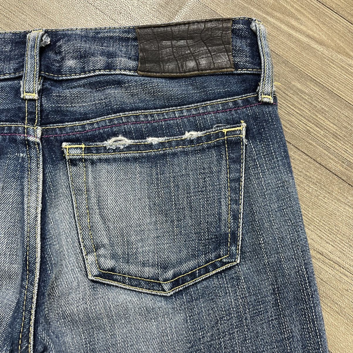 Japanese Brand 2000s Sly Japan Clawmark Distressed Punk Bootcut Flare Jeans Size US 26 / EU 42 - 18 Thumbnail