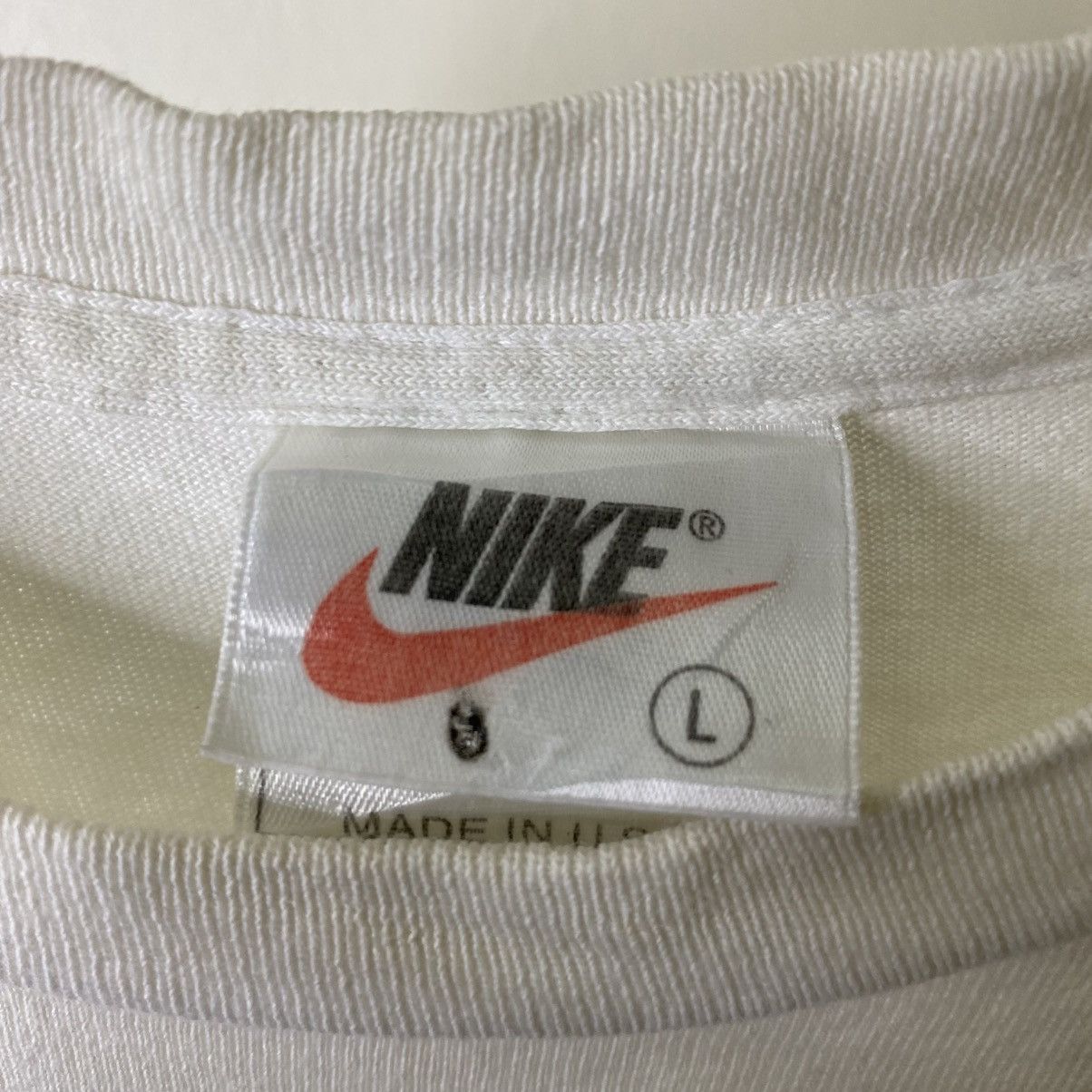 Nike Vintage 1990s Nike Oval T Shirt Size US XL / EU 56 / 4 - 3 Thumbnail