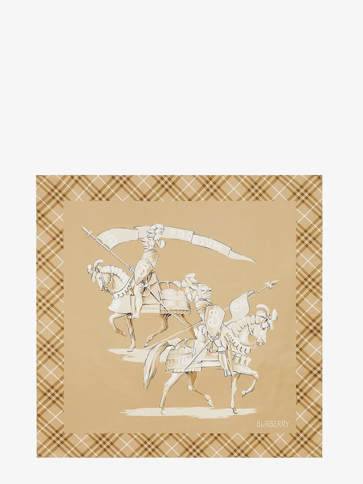 Burberry Foulard In Seta Size ONE SIZE - 1 Thumbnail