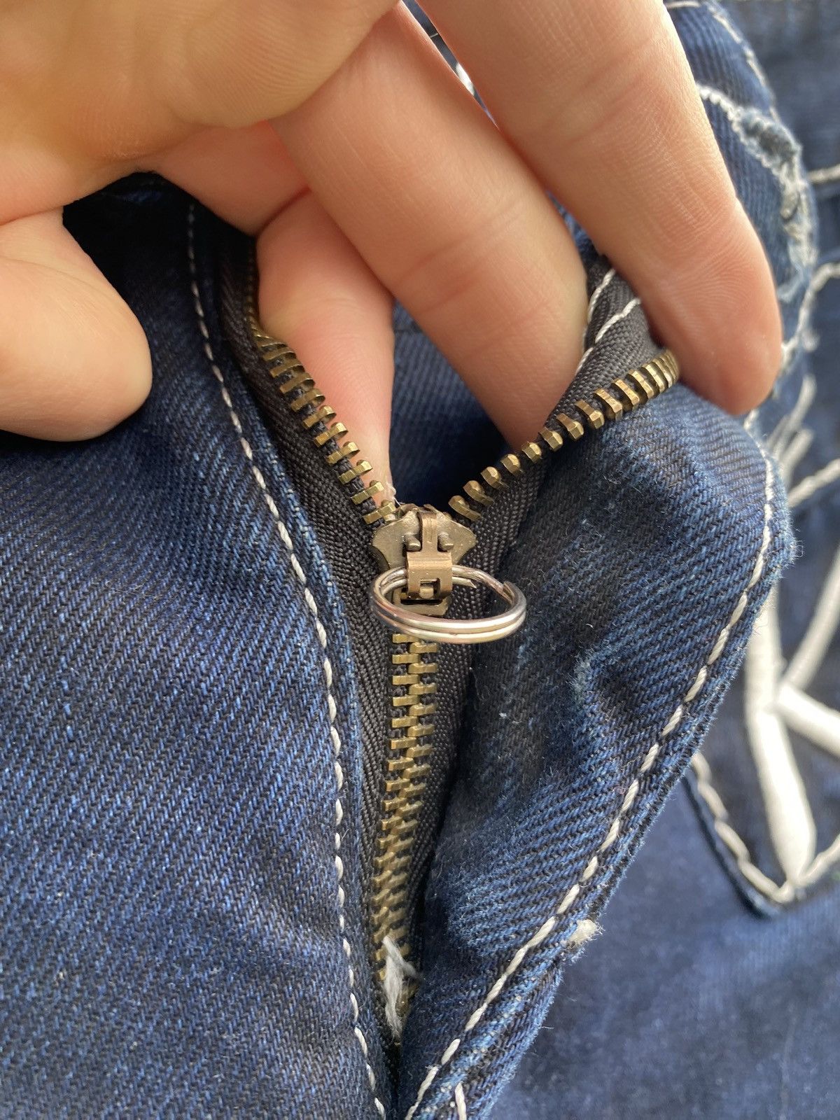 Japanese Brand × Vintage Vintage Japanese brand Cosmolupo y2k biker denim jeans Size US 40 / EU 56 - 9 Thumbnail