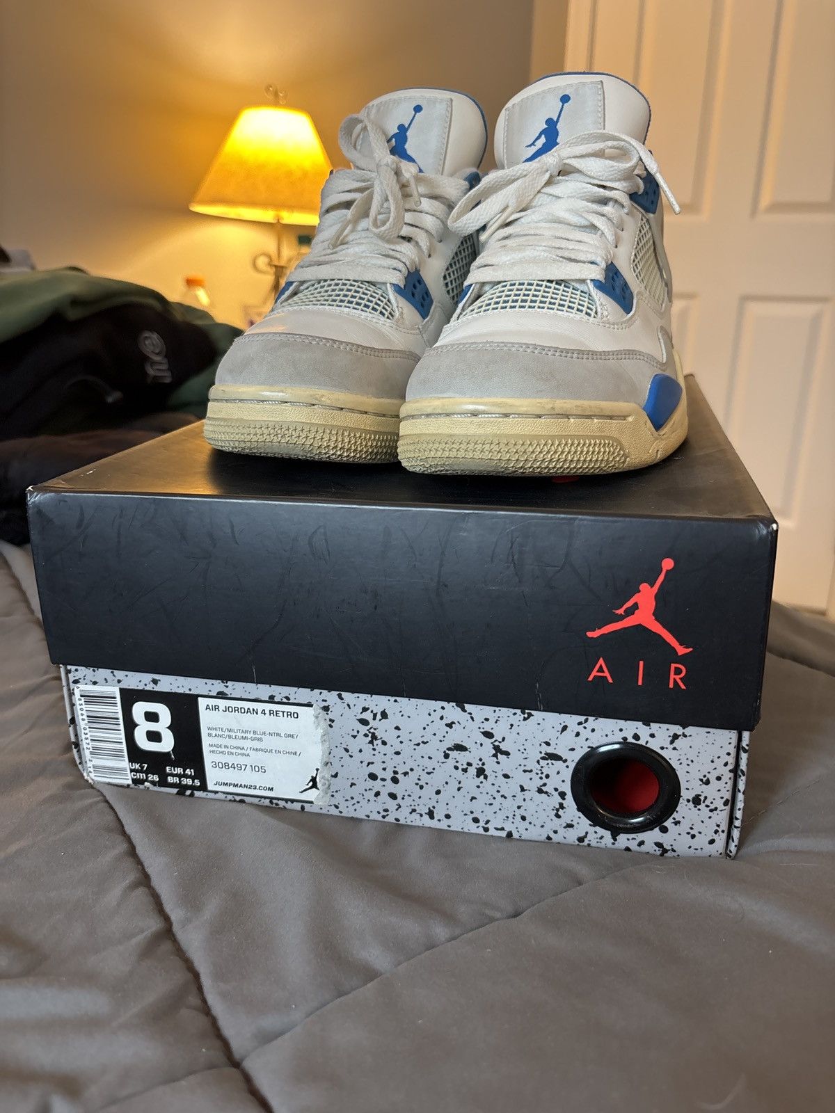 Jordan Brand Jordan 4 “Military Blue” 2012 Size US 8 / EU 41 - 8 Thumbnail