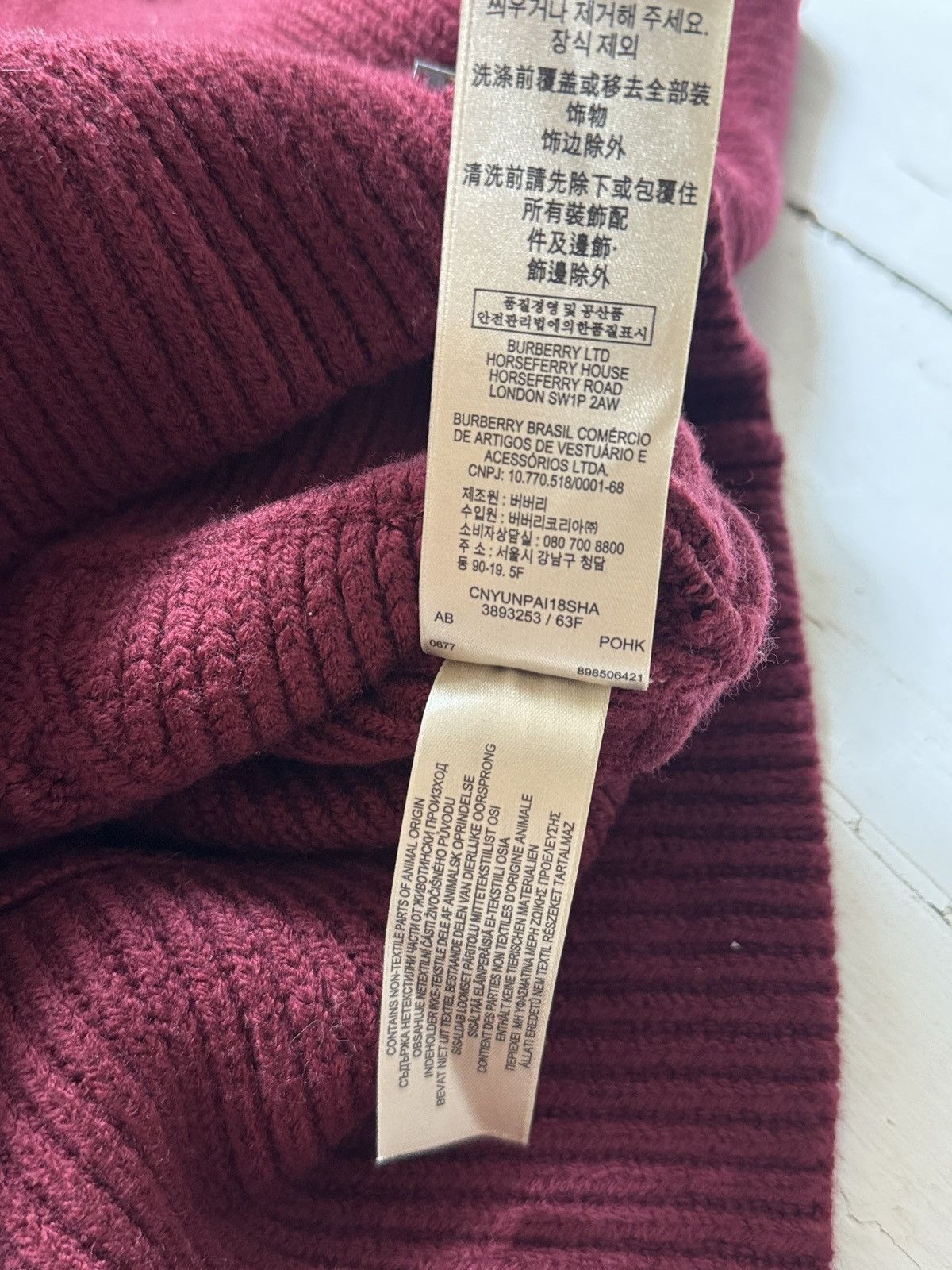 Burberry VINTAGE BURBERRY KNITTED SWEATER Size L / US 10 / IT 46 - 10 Thumbnail